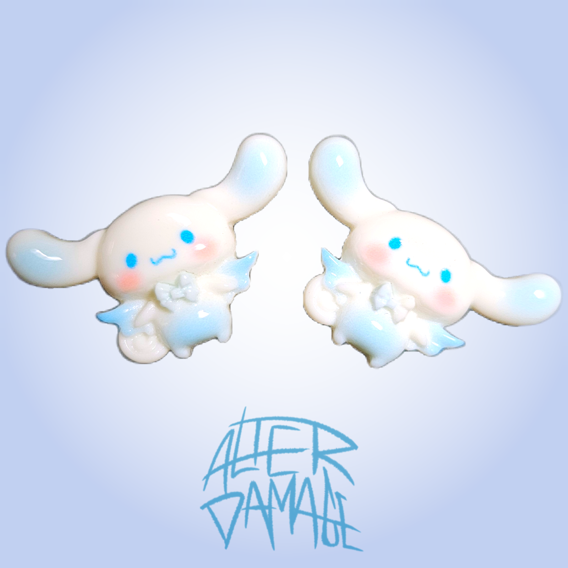 Sanrio Handmade Earrings Cinnamoroll Bat Pastel Halloween