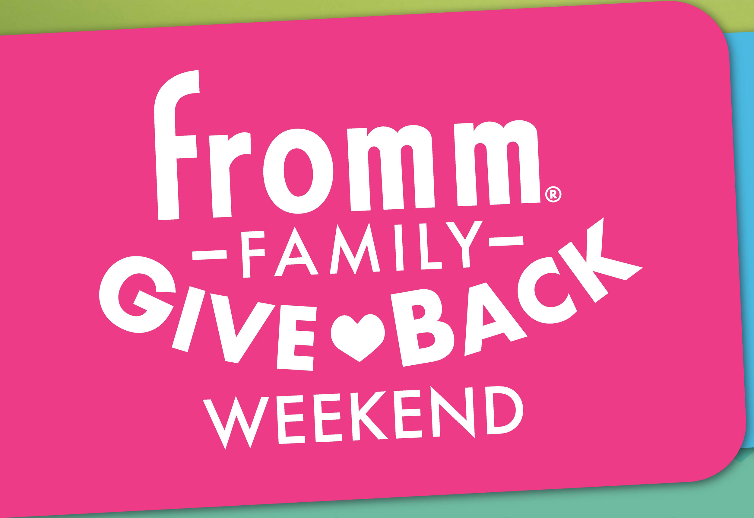 Fromm Family Give Back Weekend logo