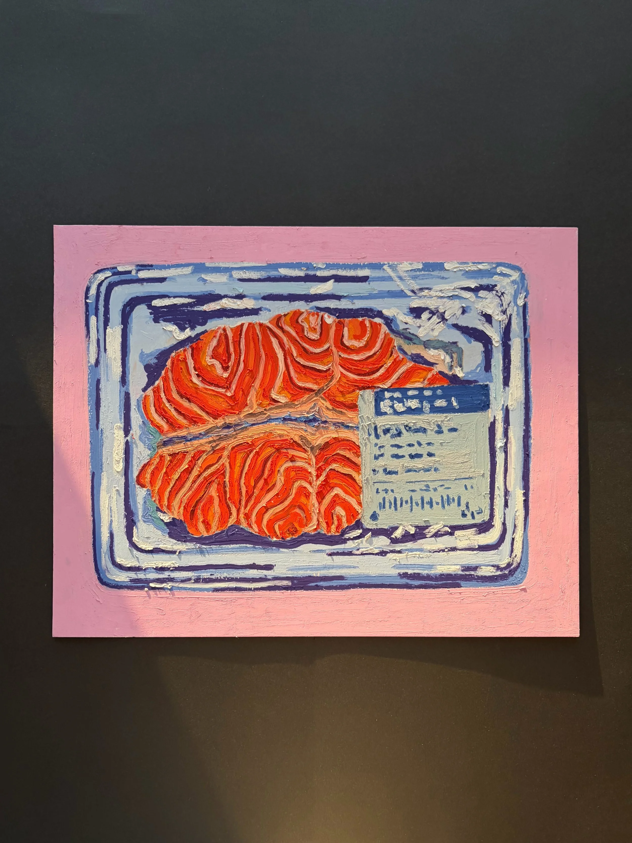 Salmon Box Original Art