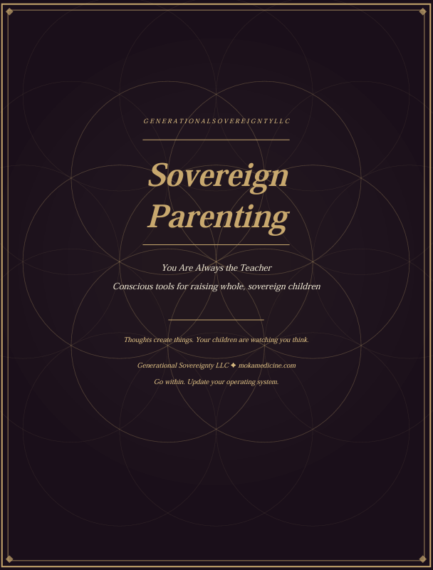 Sovereign Parenting — You Are Always the Teacher