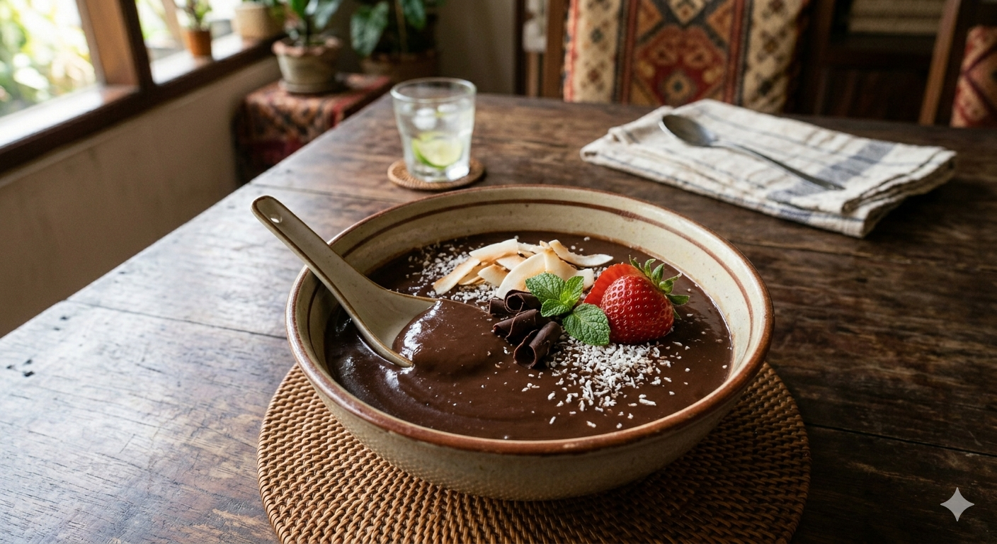 Puding Cokelat Santan