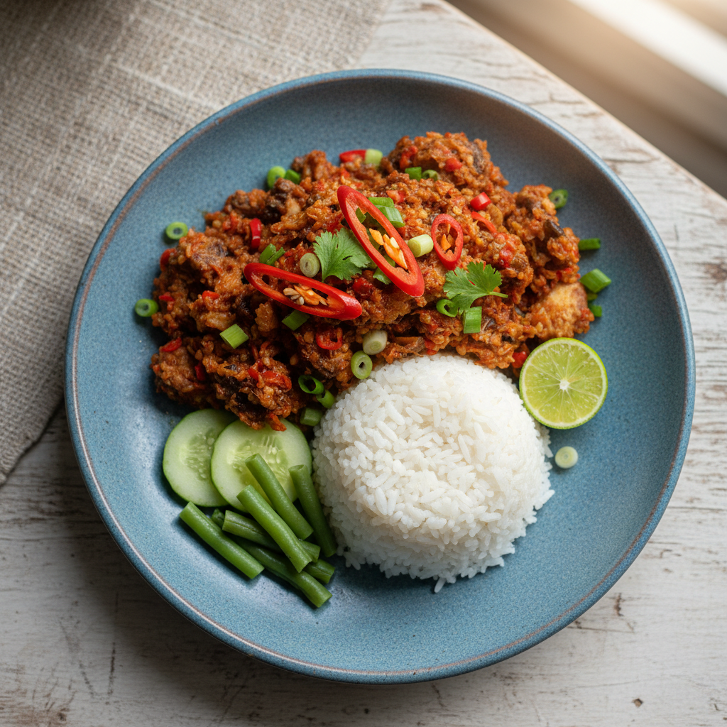 Ayam Geprek Jamur