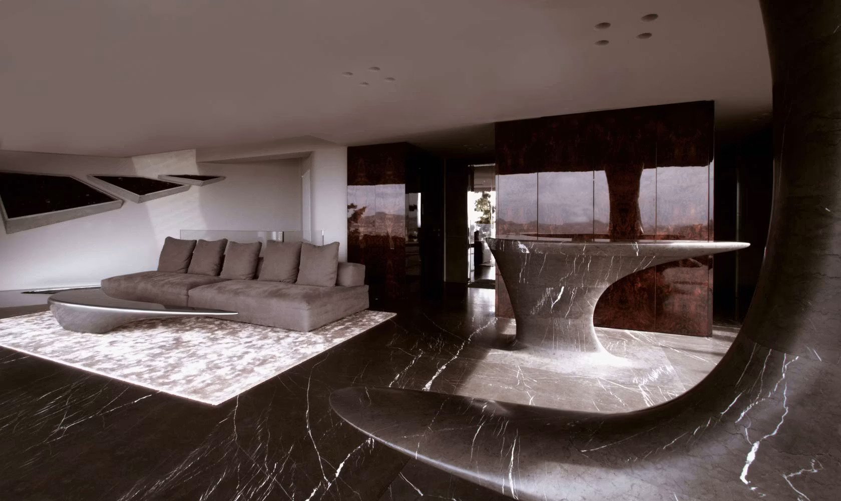 The Marble Monolith: Redefining Gravitas in Global Luxury Interior Design