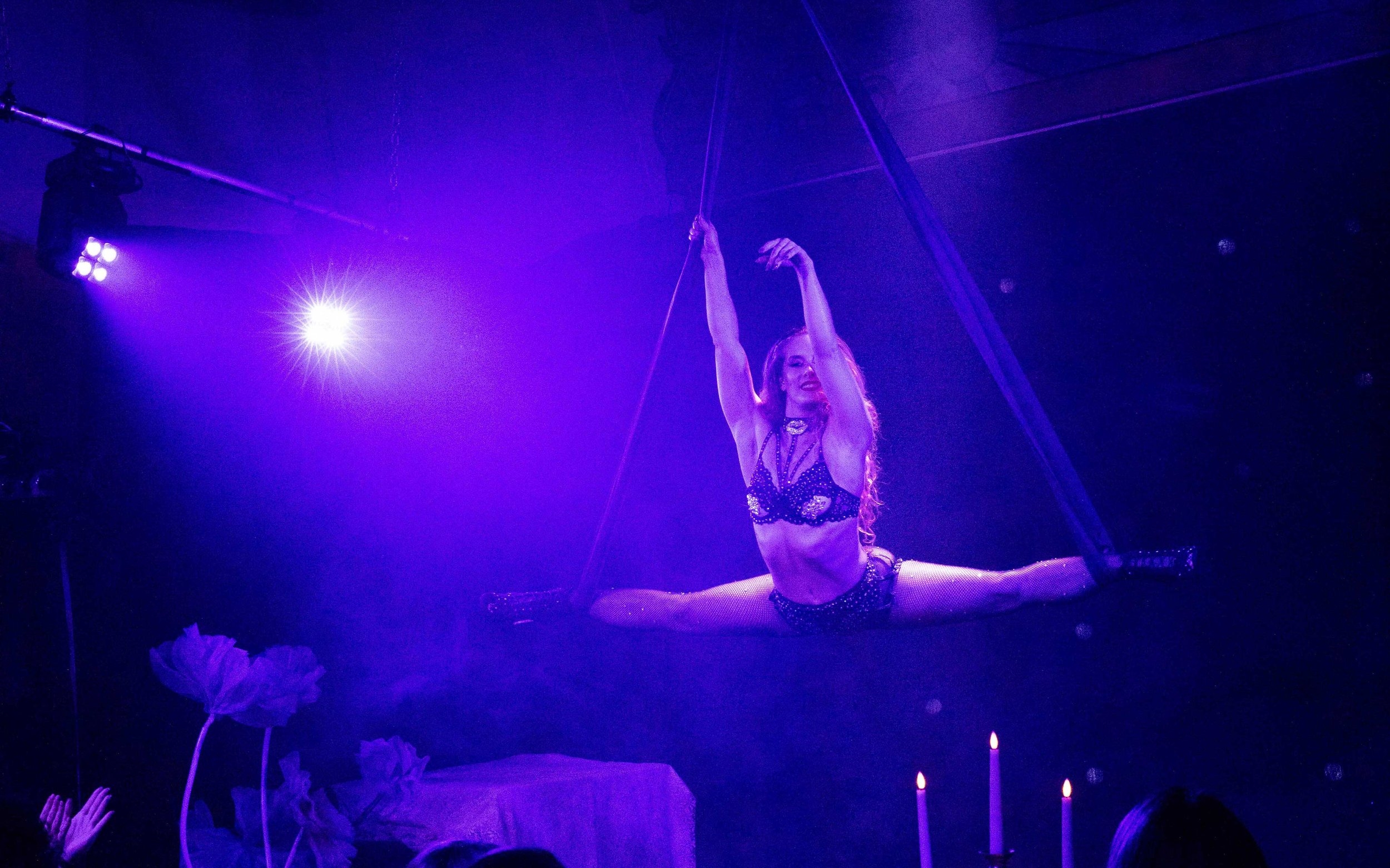 Luftakrobatik Performance Cabaret Foodstories Dinner Show St. Gallen