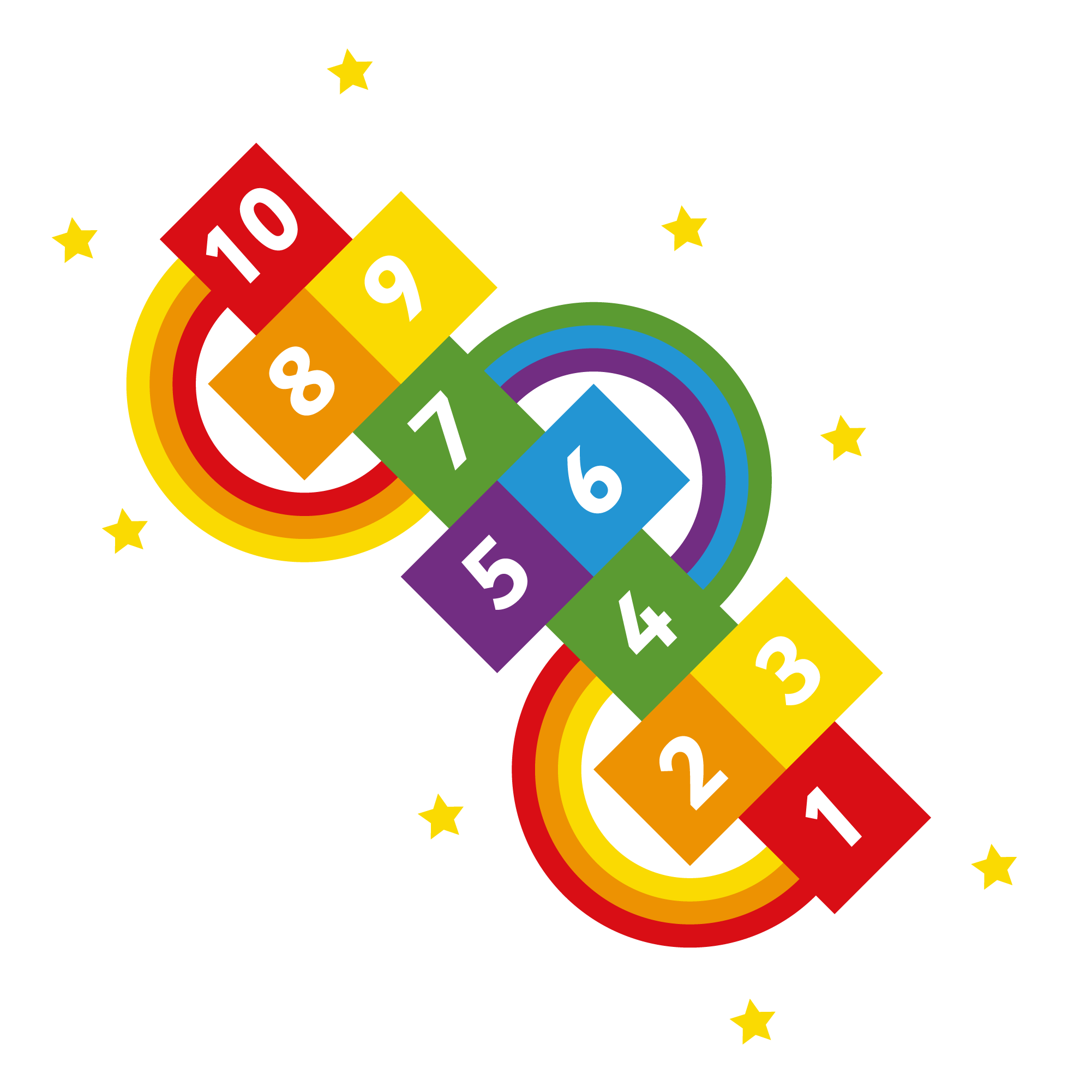 Rainbow Hopscotch