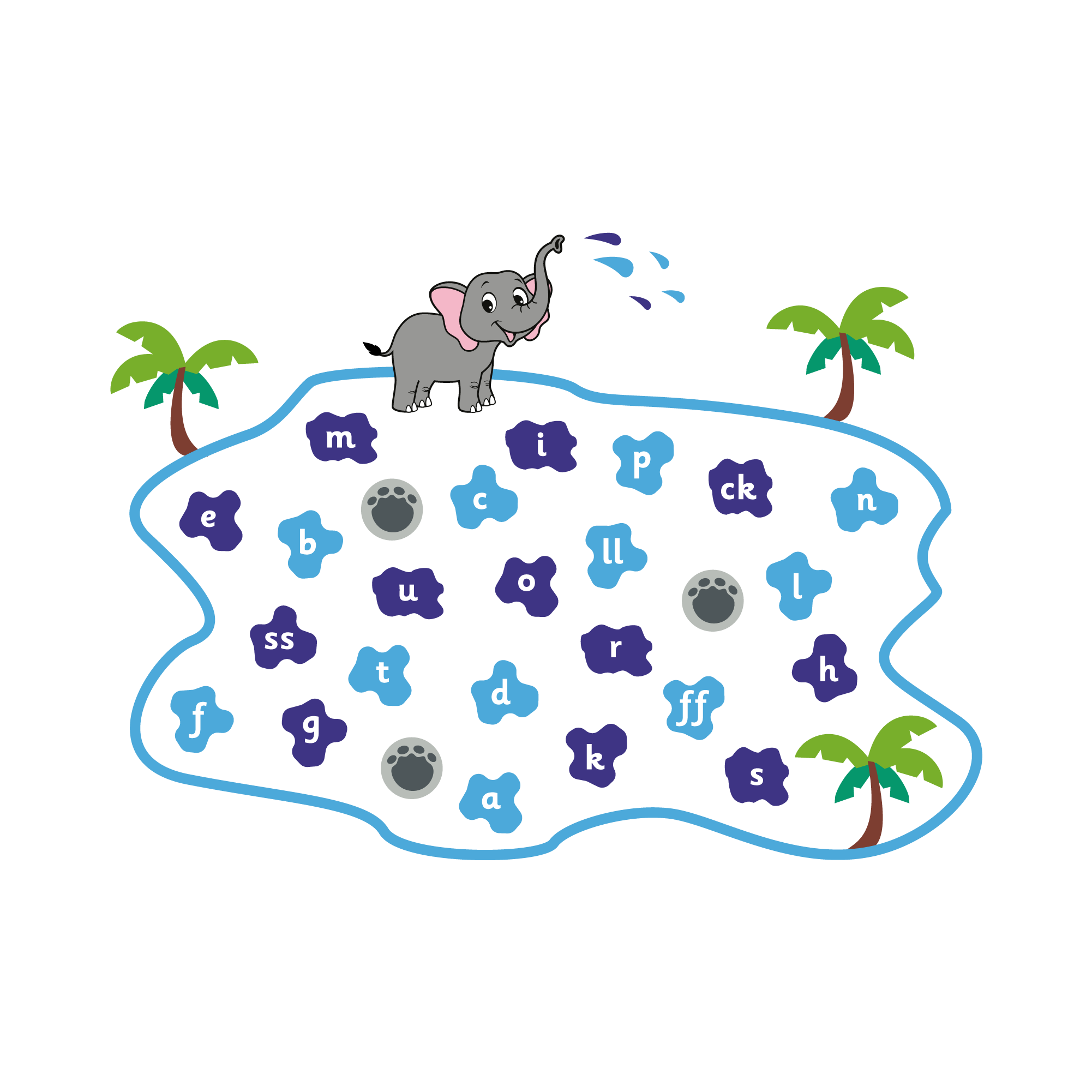 Elephant Phonics Small