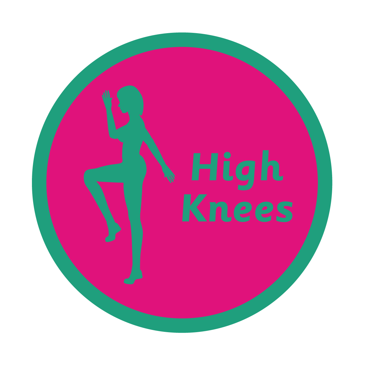 High Knees Active Spot Solid