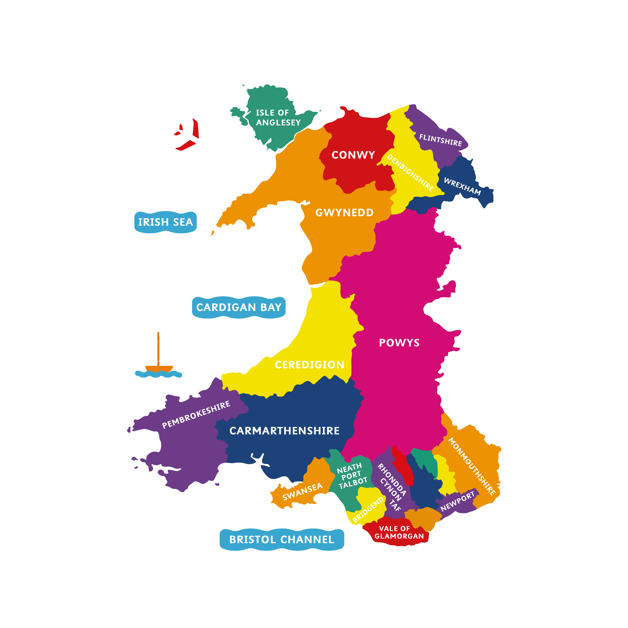 Map Of Wales