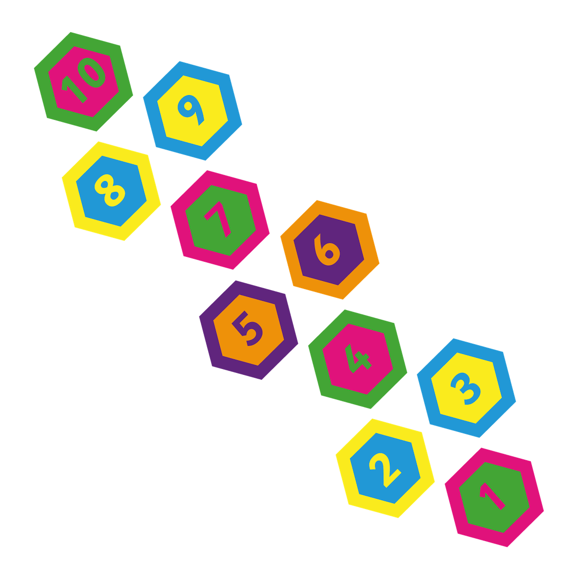 Hexagon Twin Hopscotch