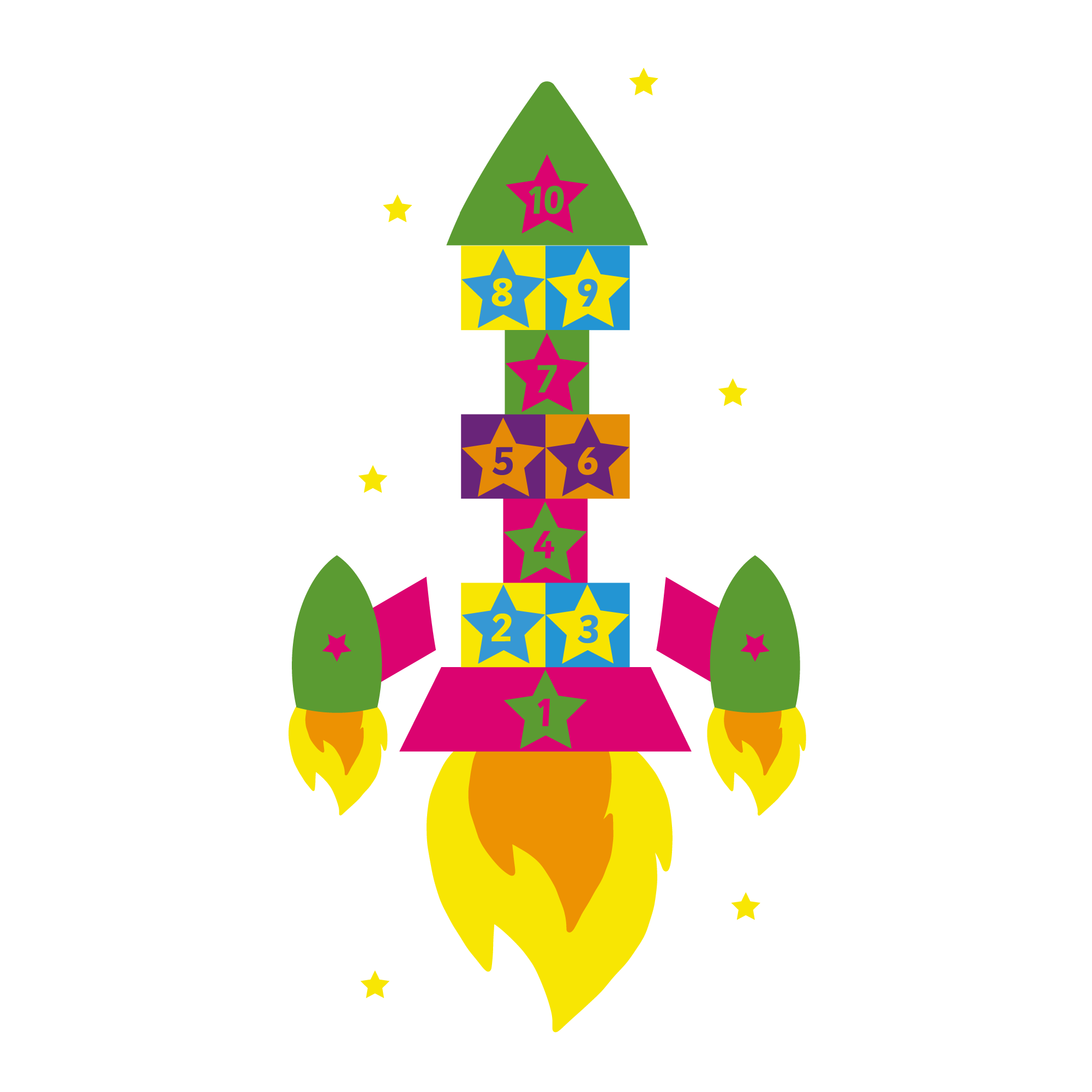 Rocket Twin Hopscotch