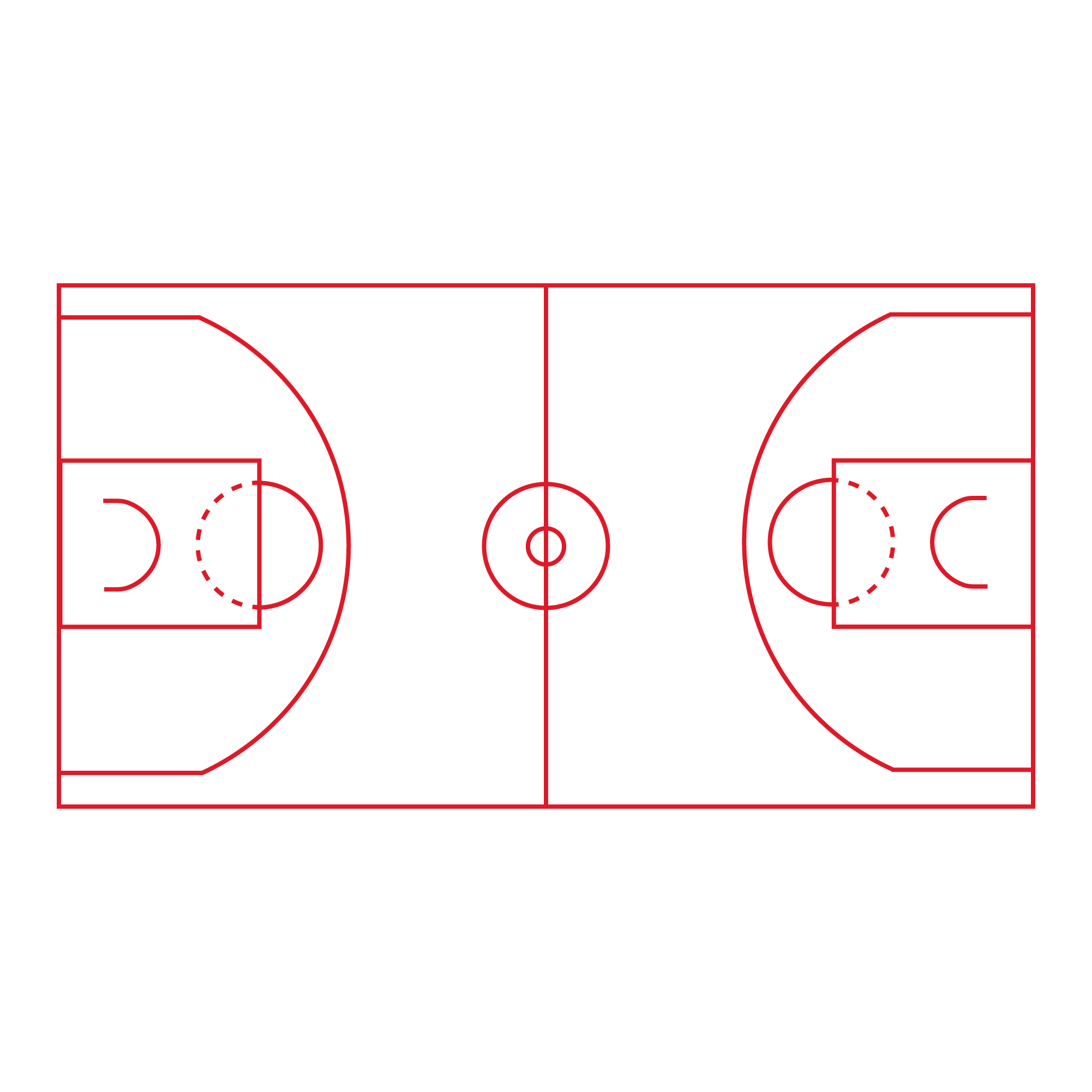 NBA Basketball Court