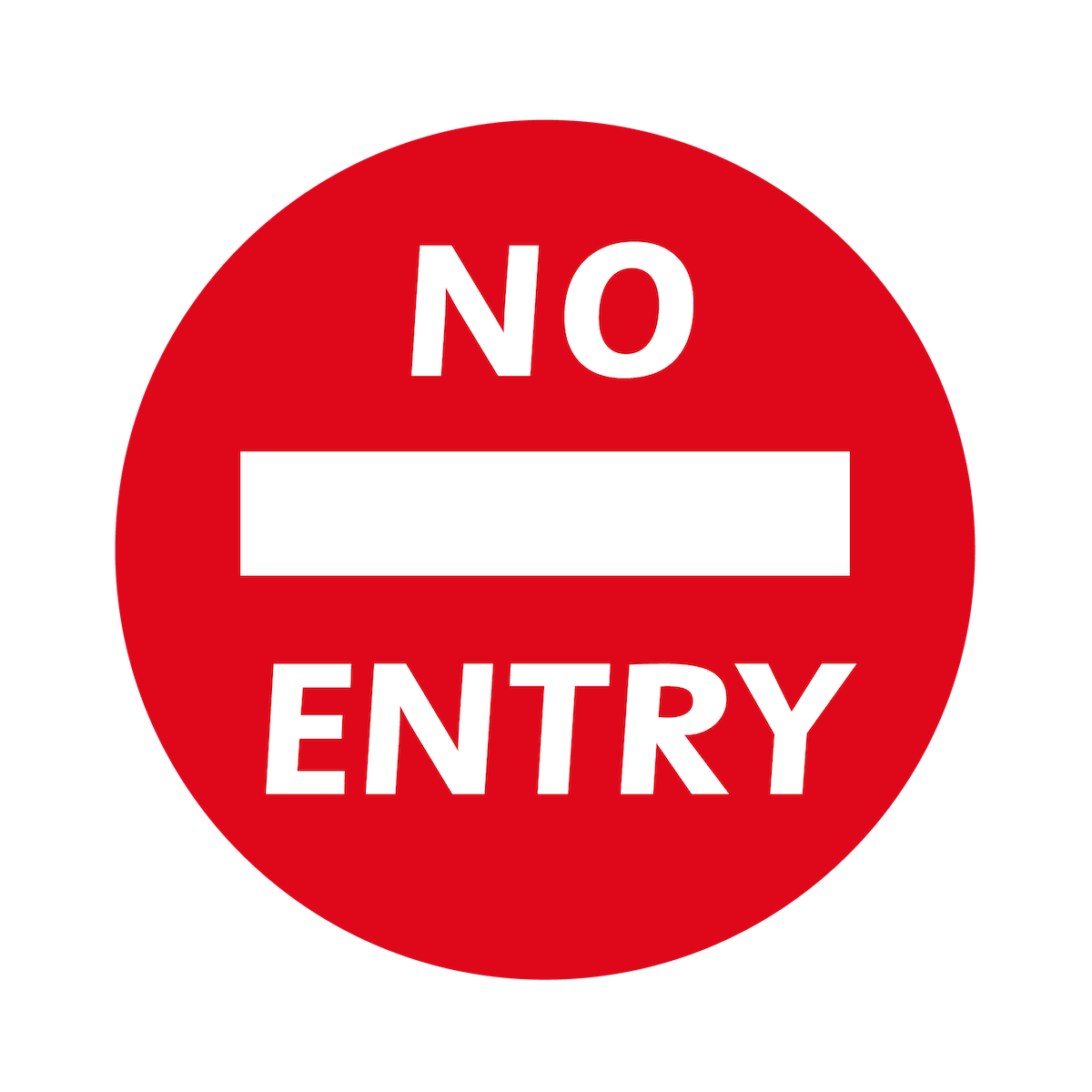No Entry