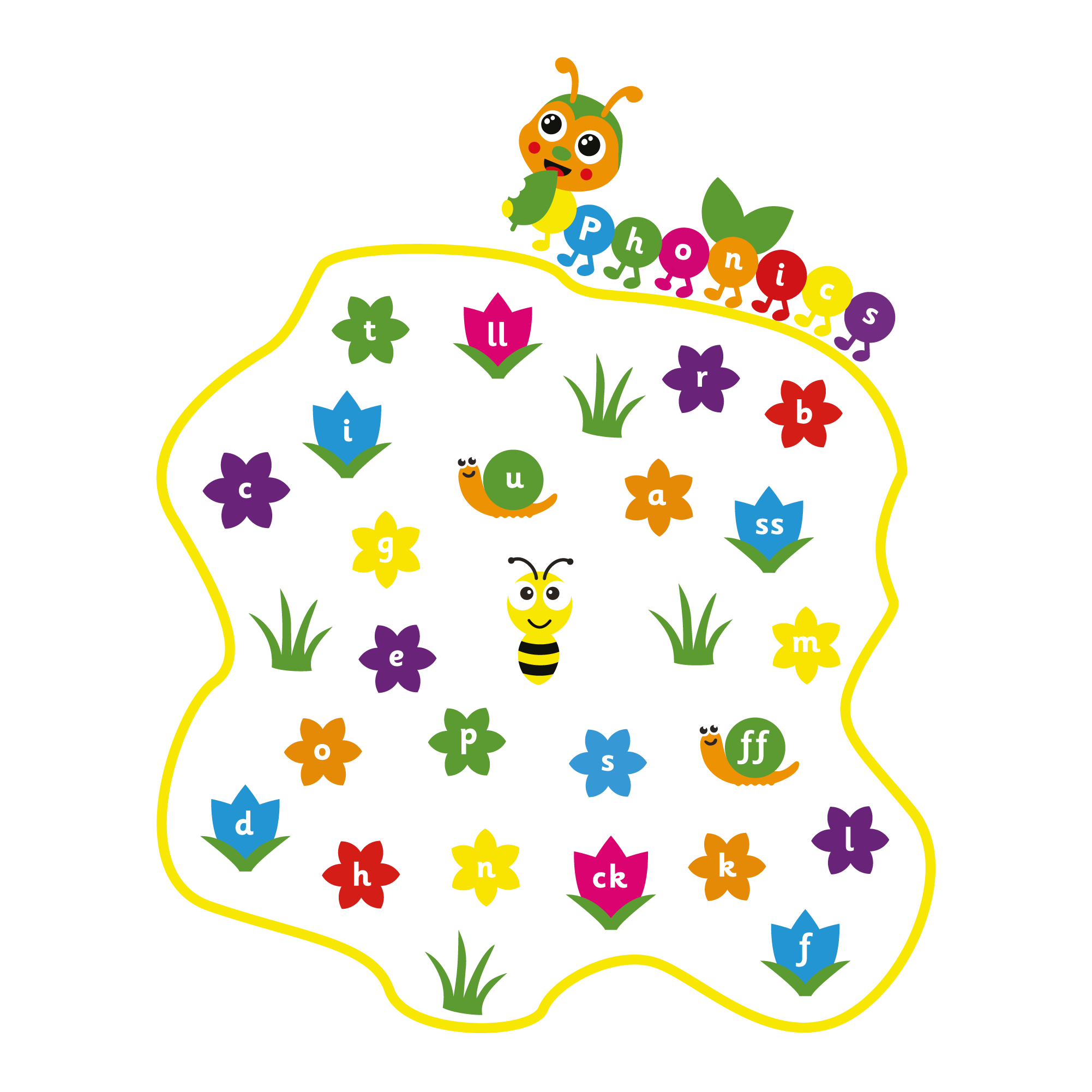 Phonics Flower Bed Small