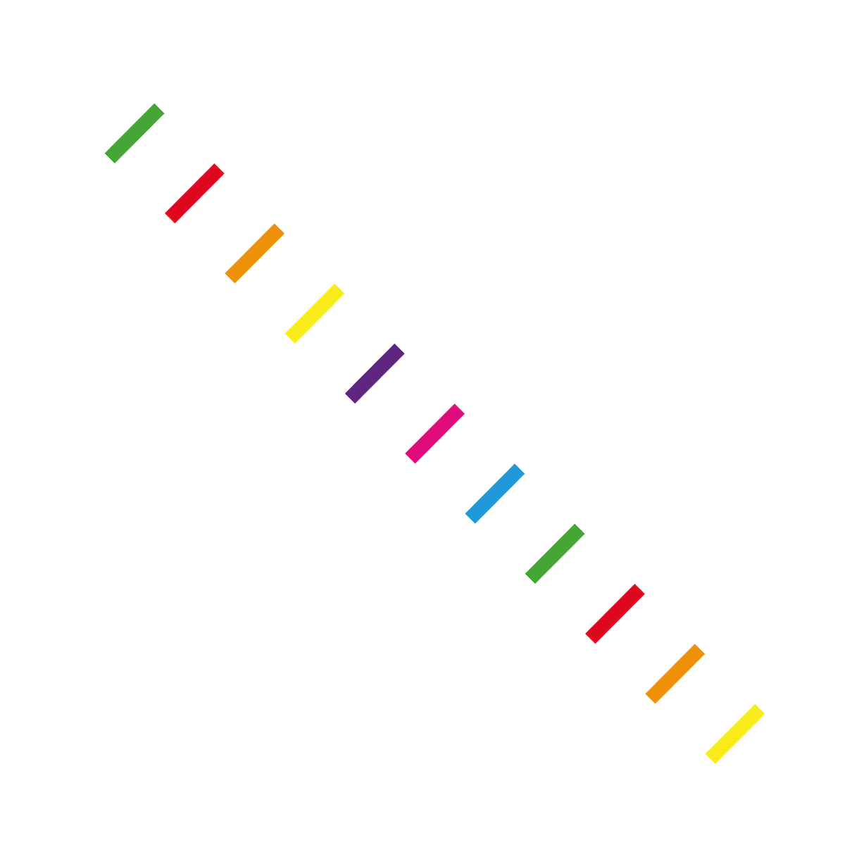 Number Ladder 0-10 Outline