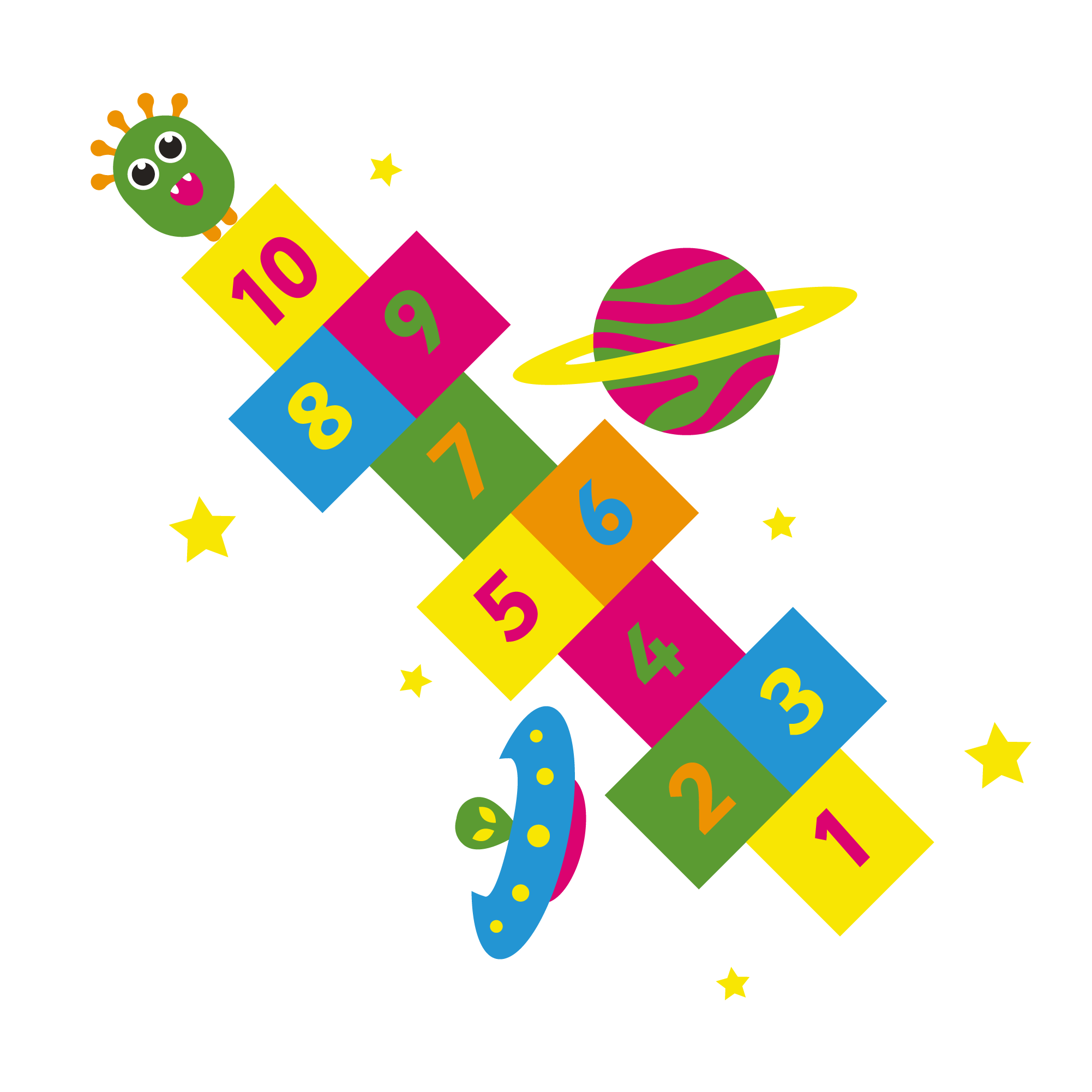 Alien Hopscotch