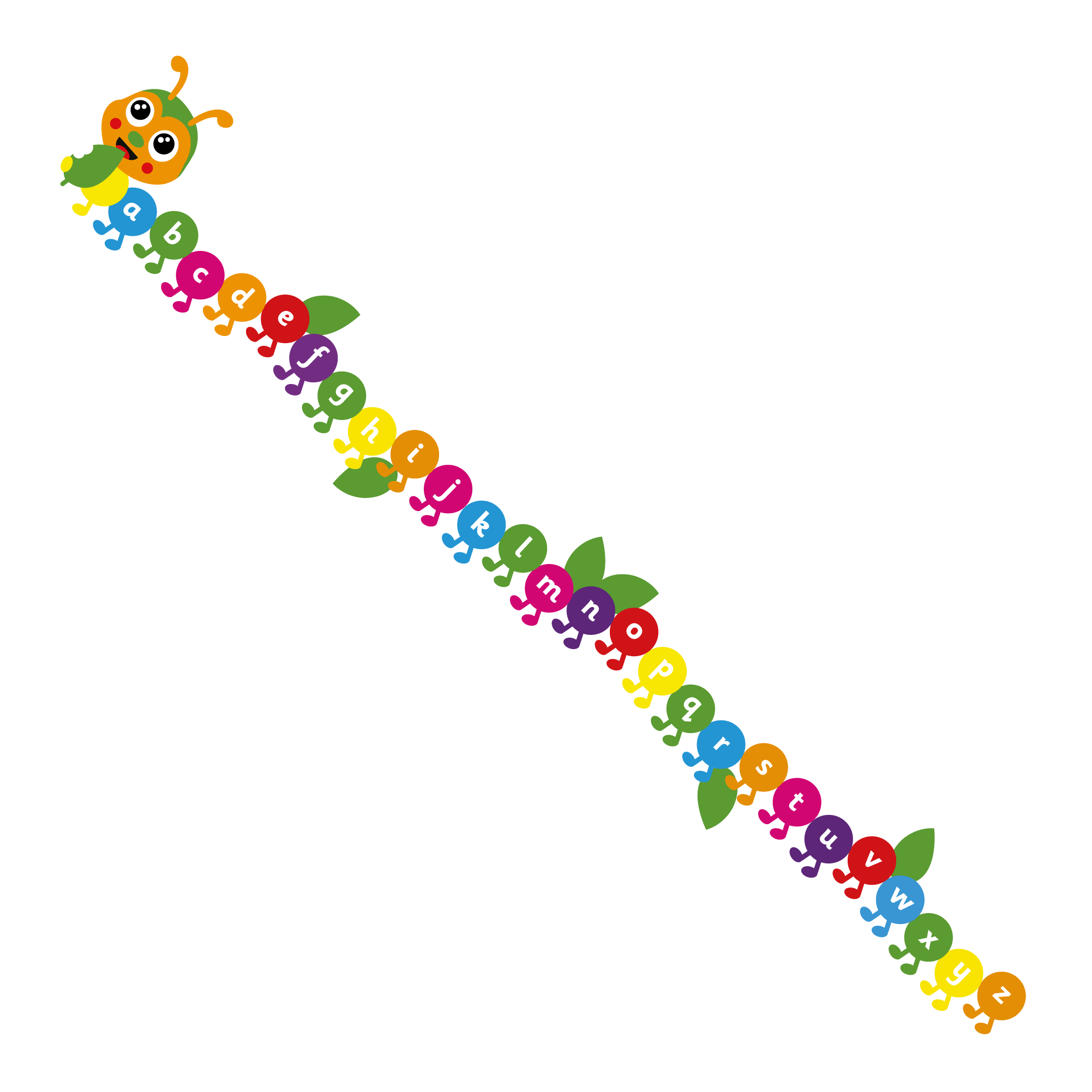 Caterpillar a-z Lowercase