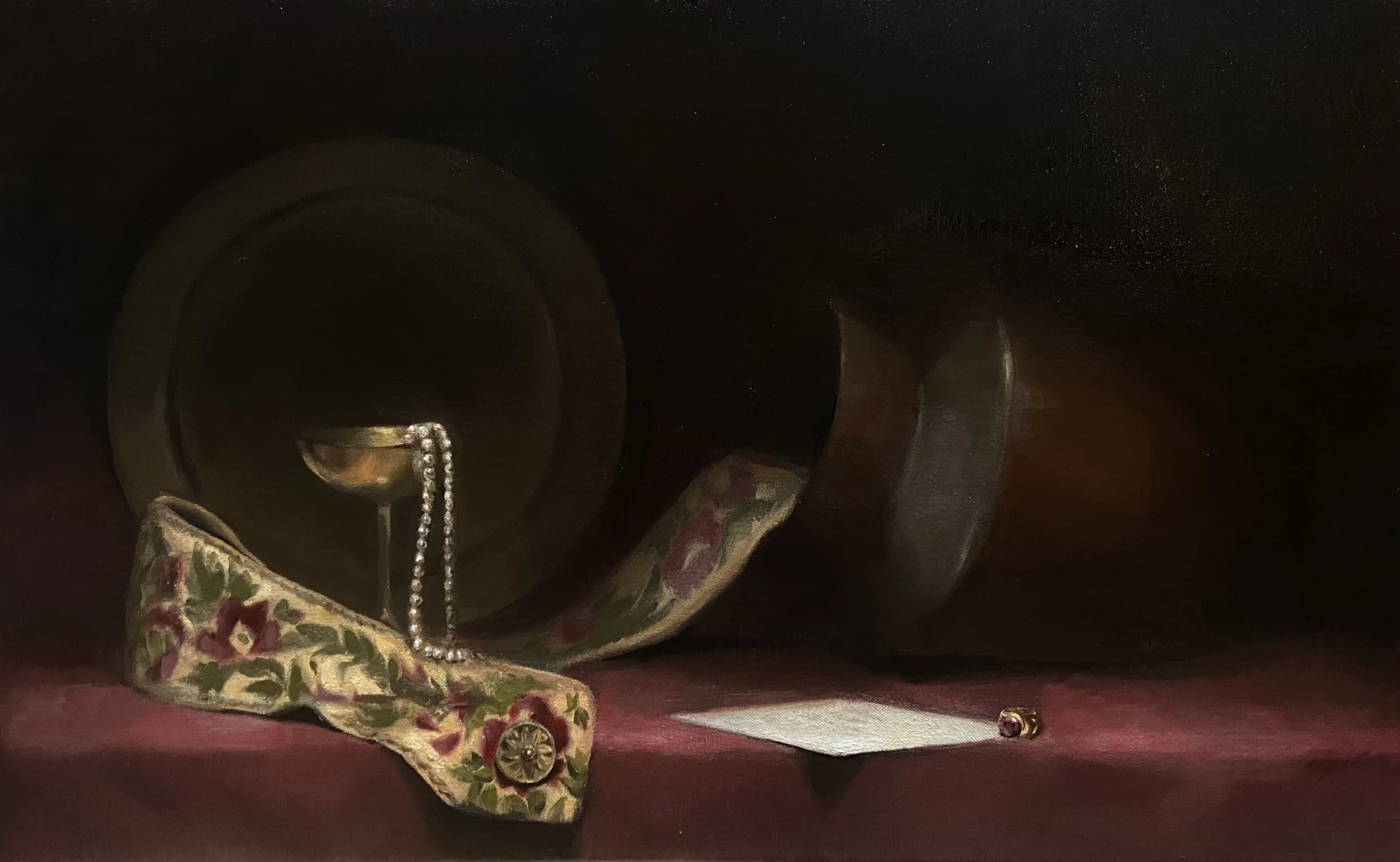 “The Affair”, 40x70cm, oil on linnen, 2023