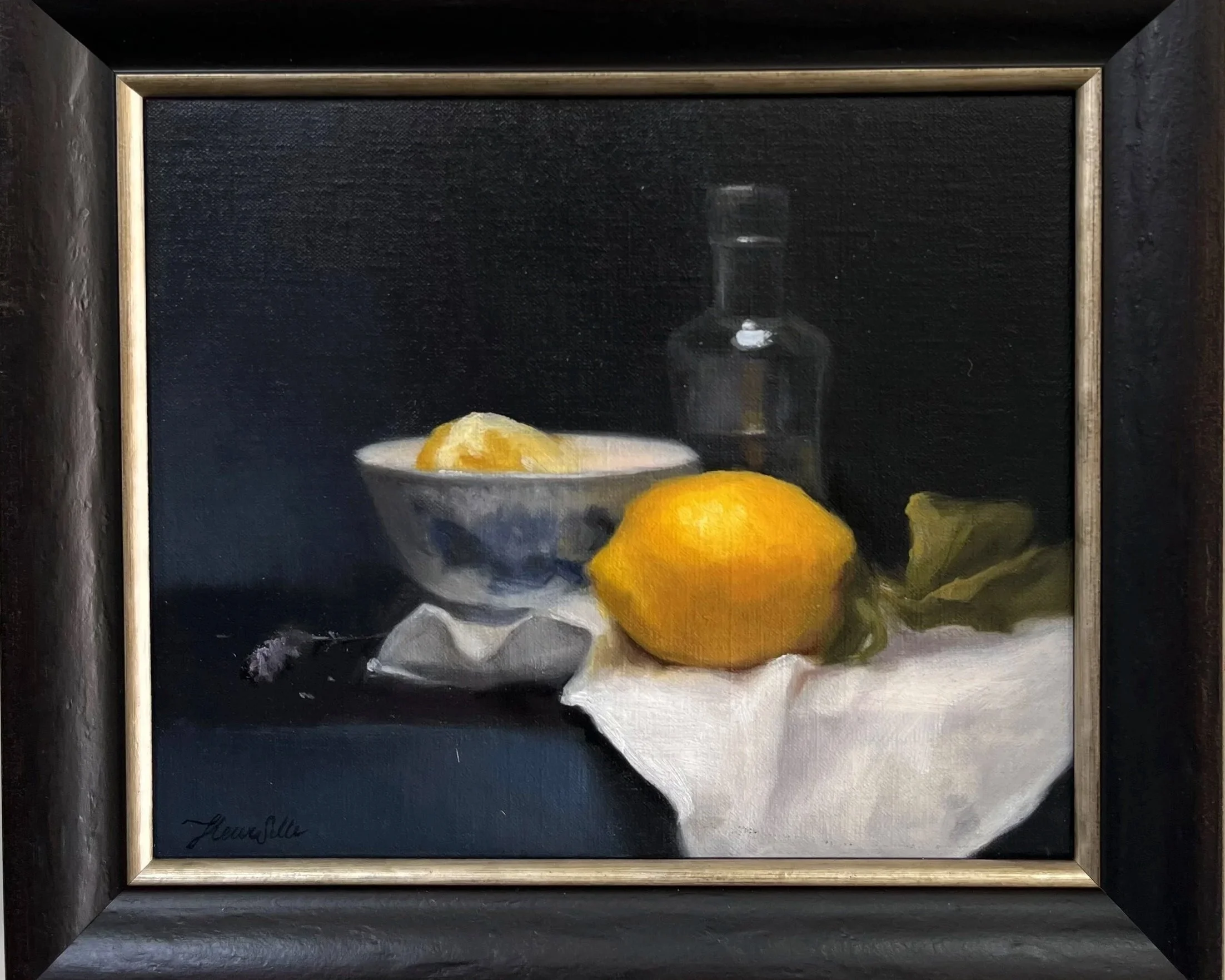 “Lemon Still-life”,oil on linnen, 2025