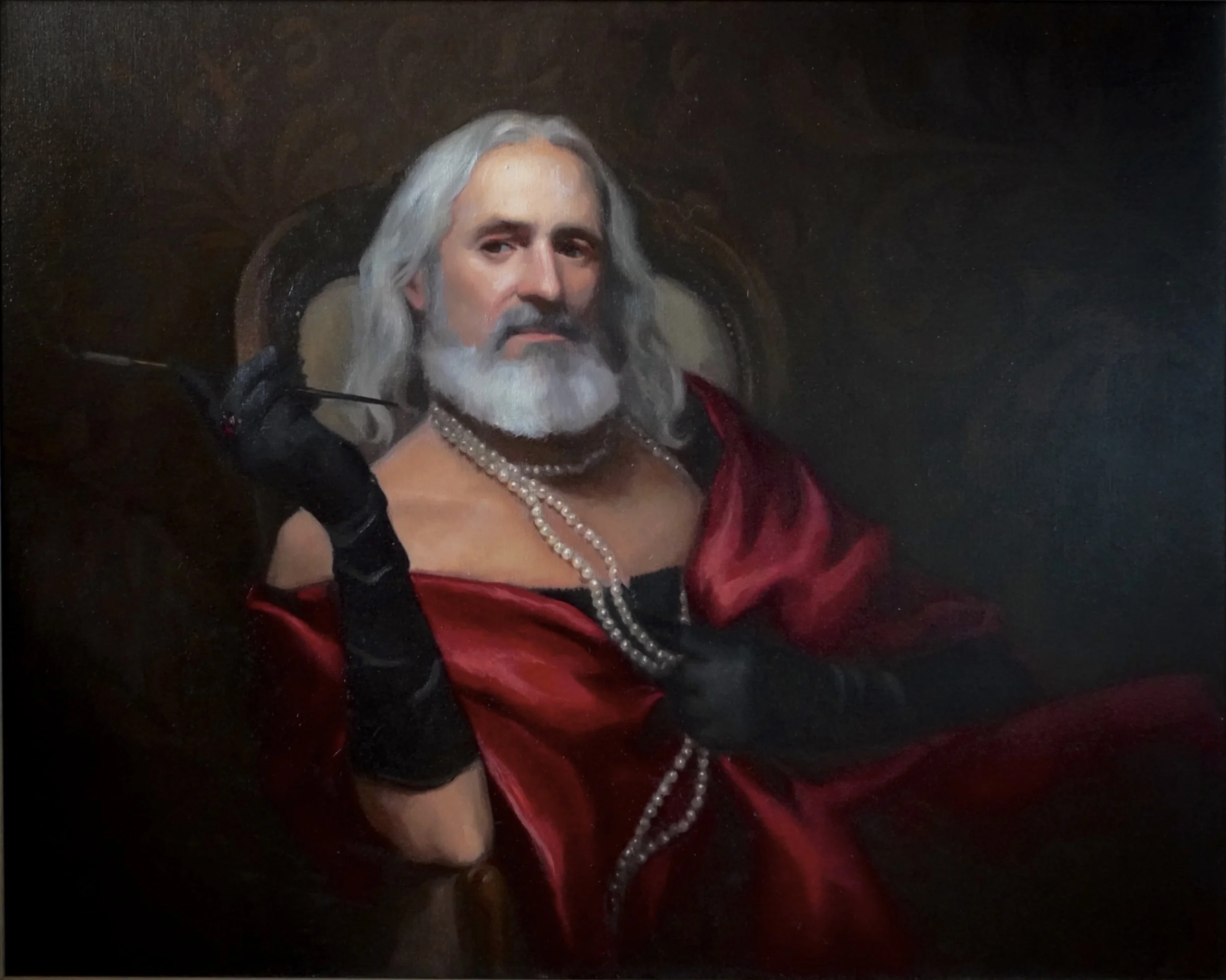 “The Diva”, 80x100cm, oil on linnen, 2025