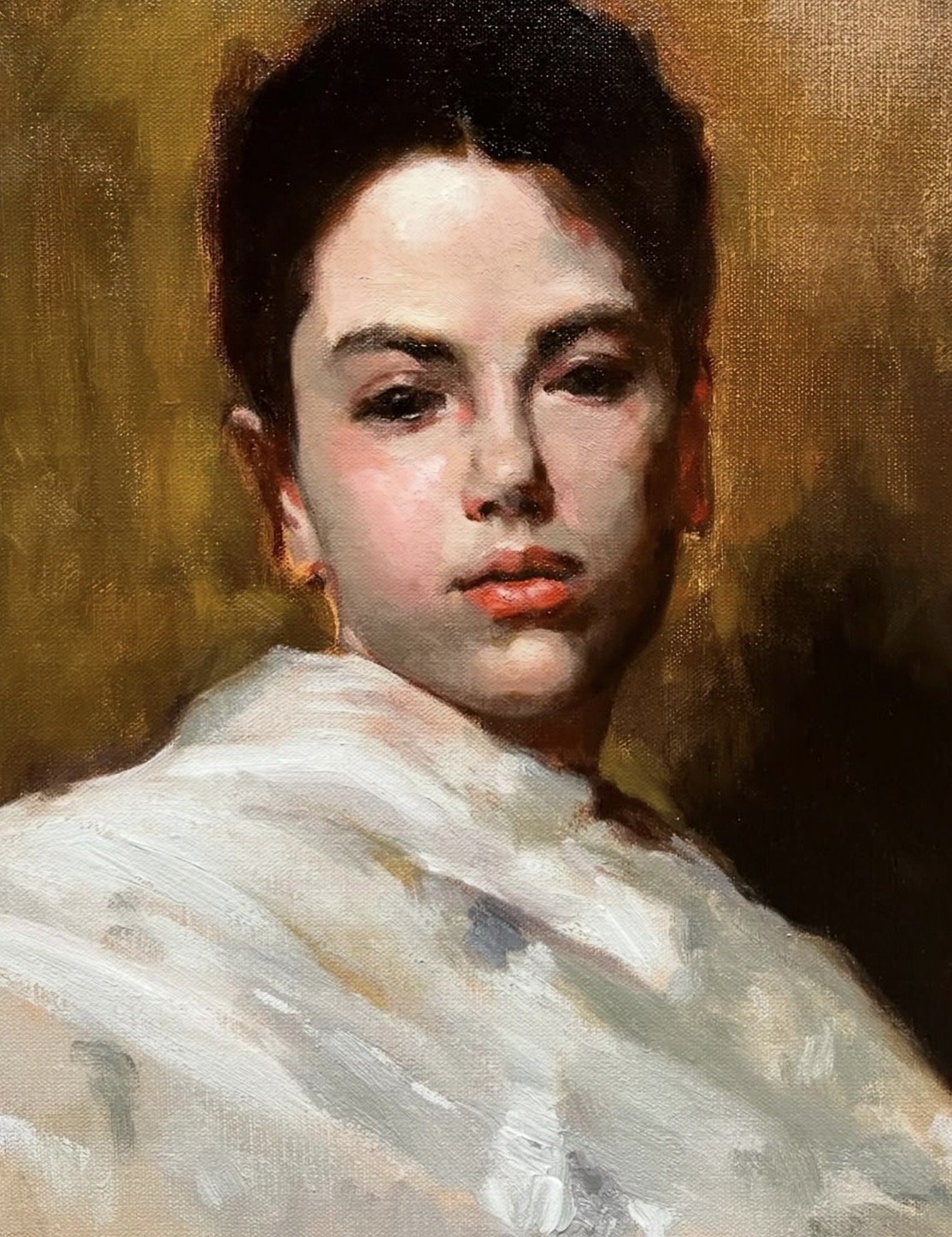 “Mancini mastercopy”, 50x40cm, oil on linnen, 2025