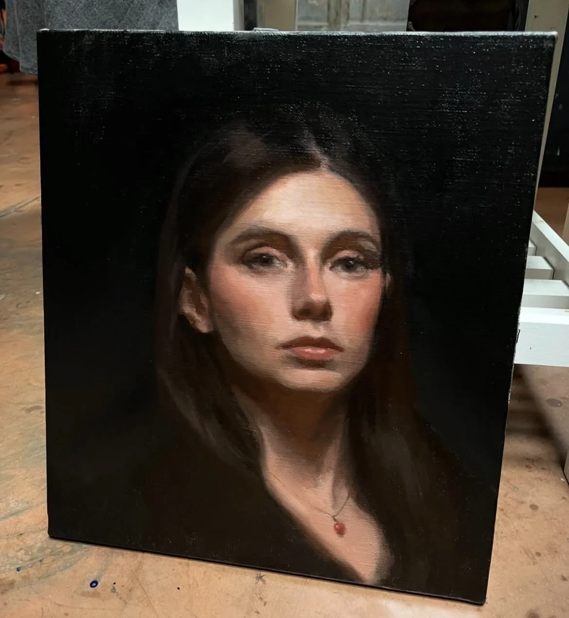 “Camilla”, 40x35cm, oil on linnen, 2024