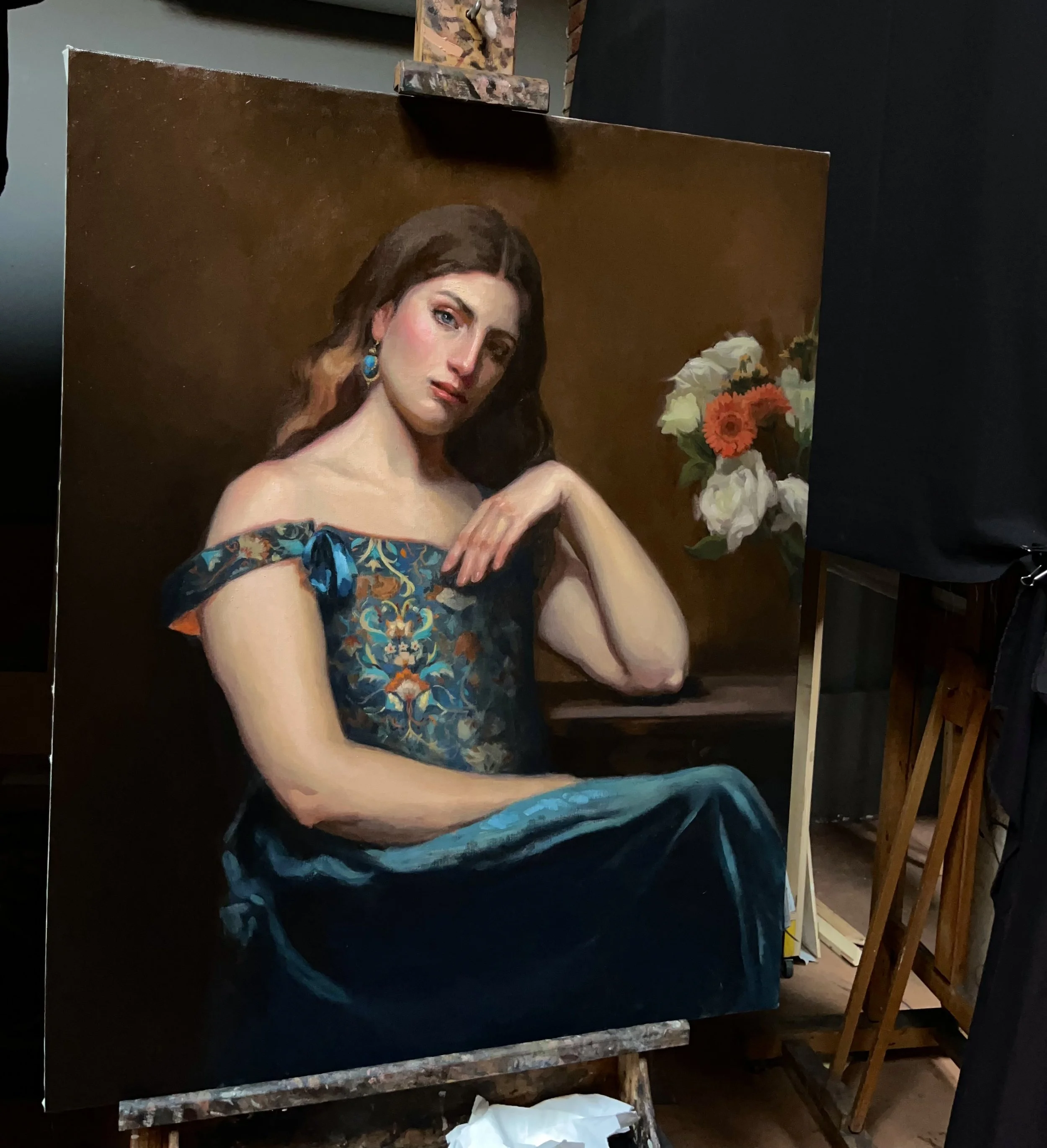 “Anagloria”, 100x80cm, oil on linnen, 2025