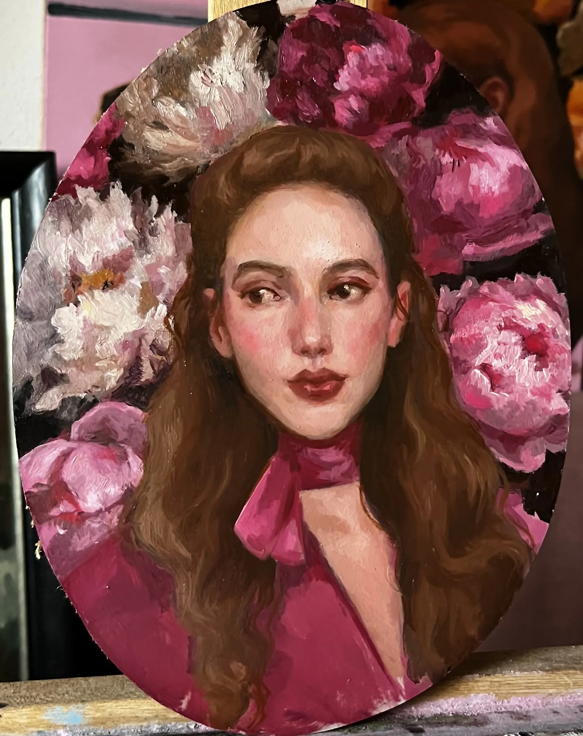 “Saluth”, 24,5x18,5cm, oil on panel, 2026