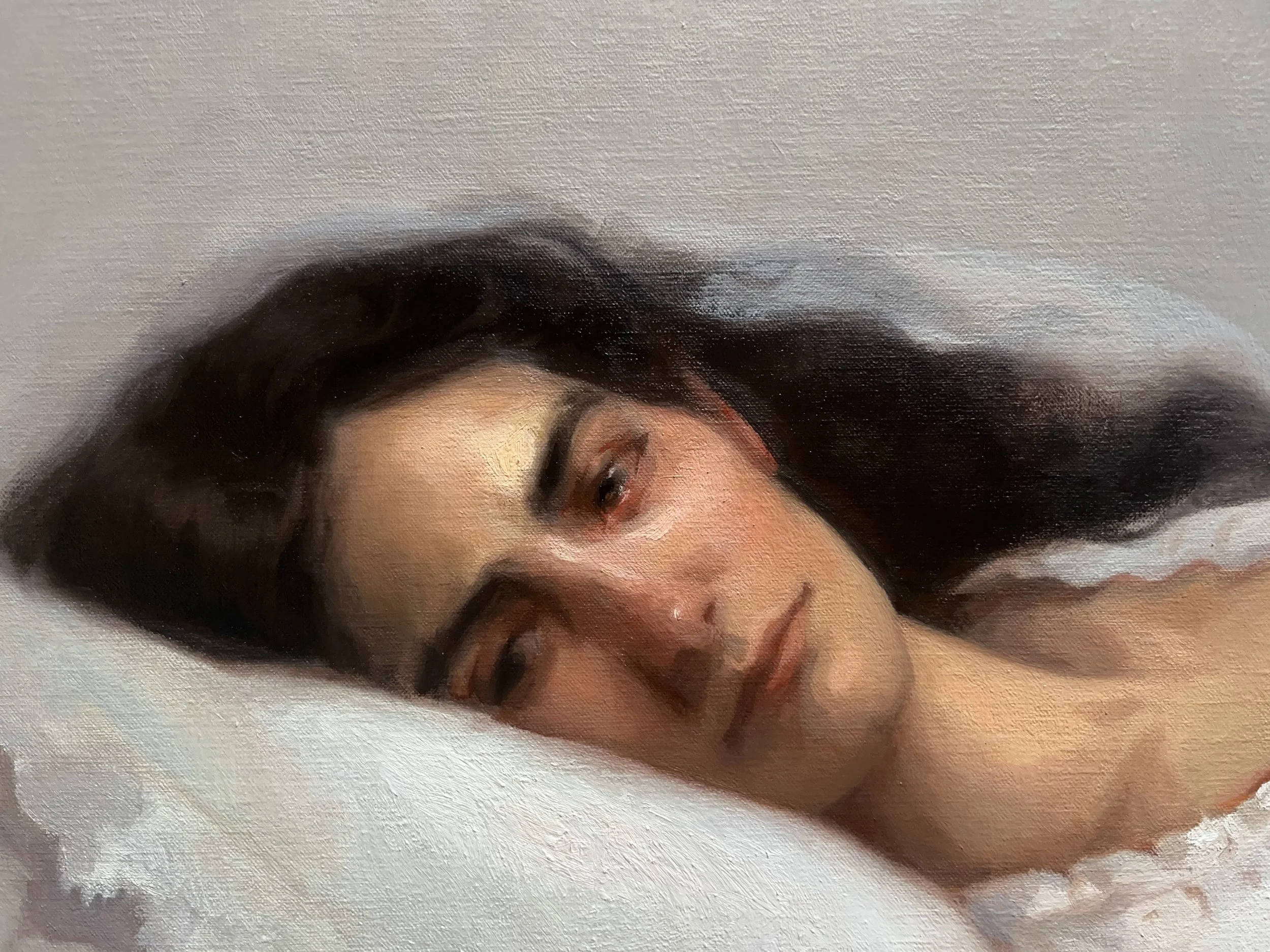 (Close-up) “A Story Like Mine”, 150x105cm, oil on linnen, 2025