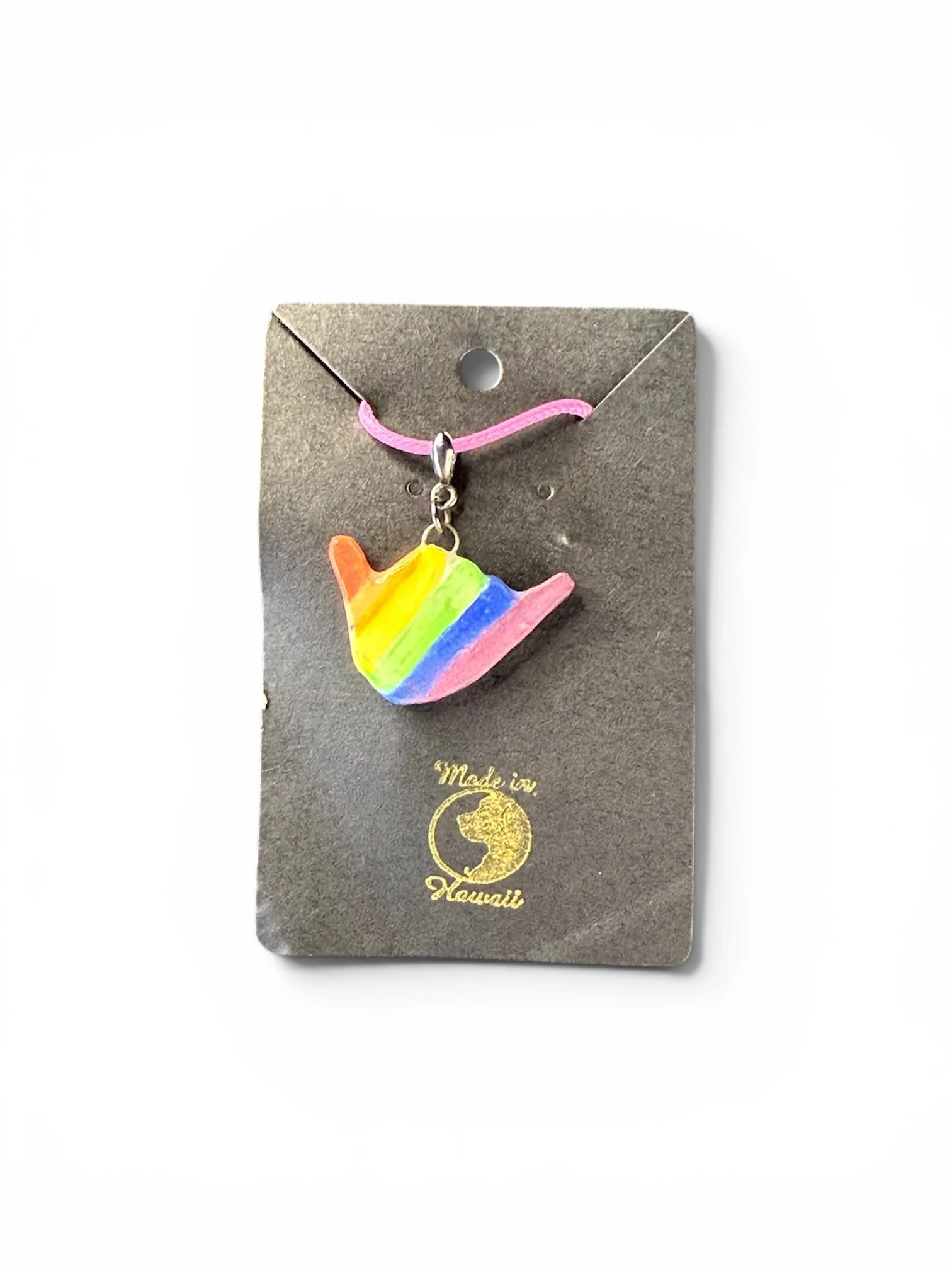Rainbow Shaka Necklace