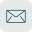 Envelope icon representing email or messaging