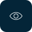 A close-up of an eye with a visible iris and pupil