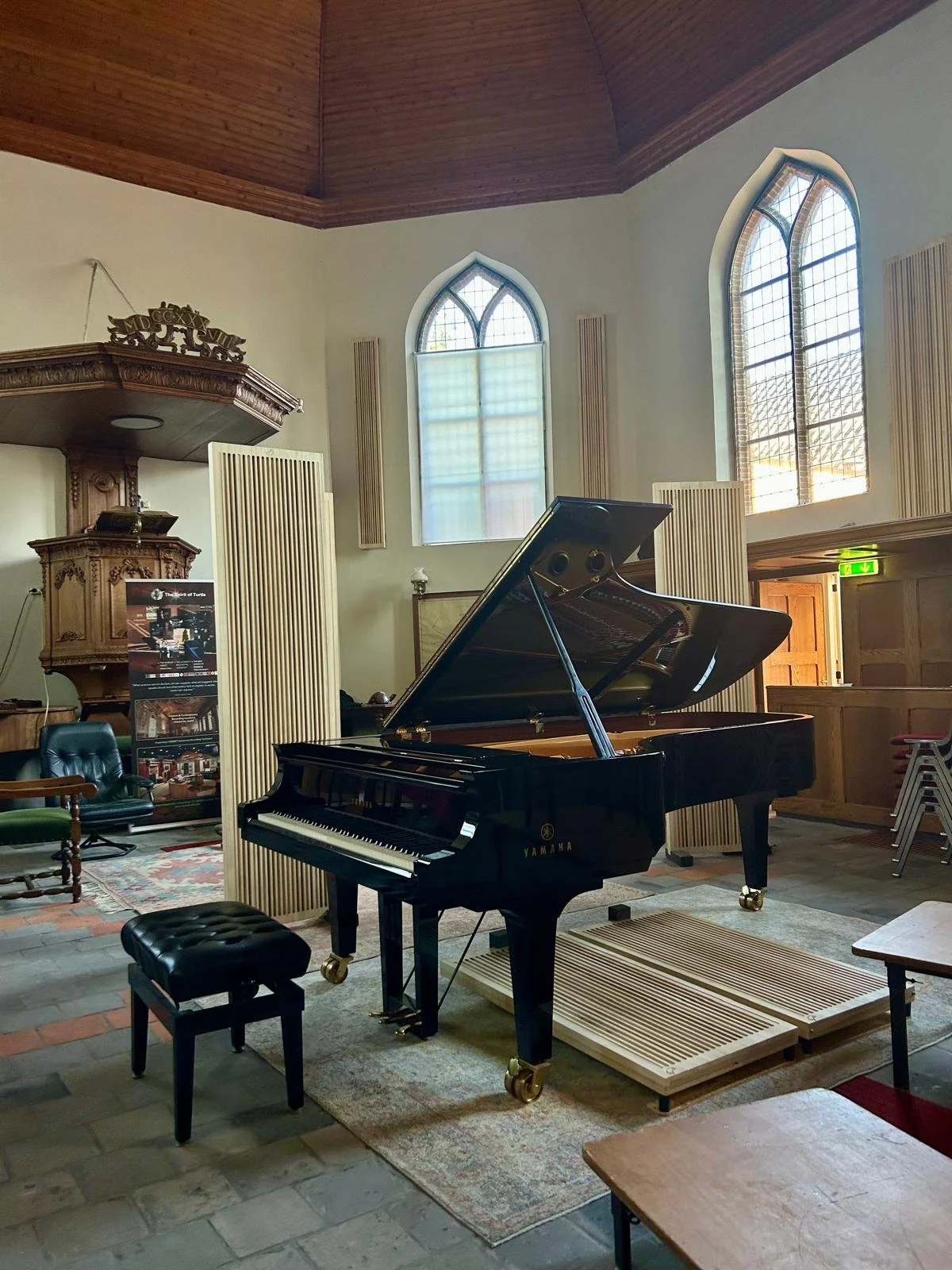 Yamaha CFX in de kerk van Heerewaarden | Highstreet Heerewaarden