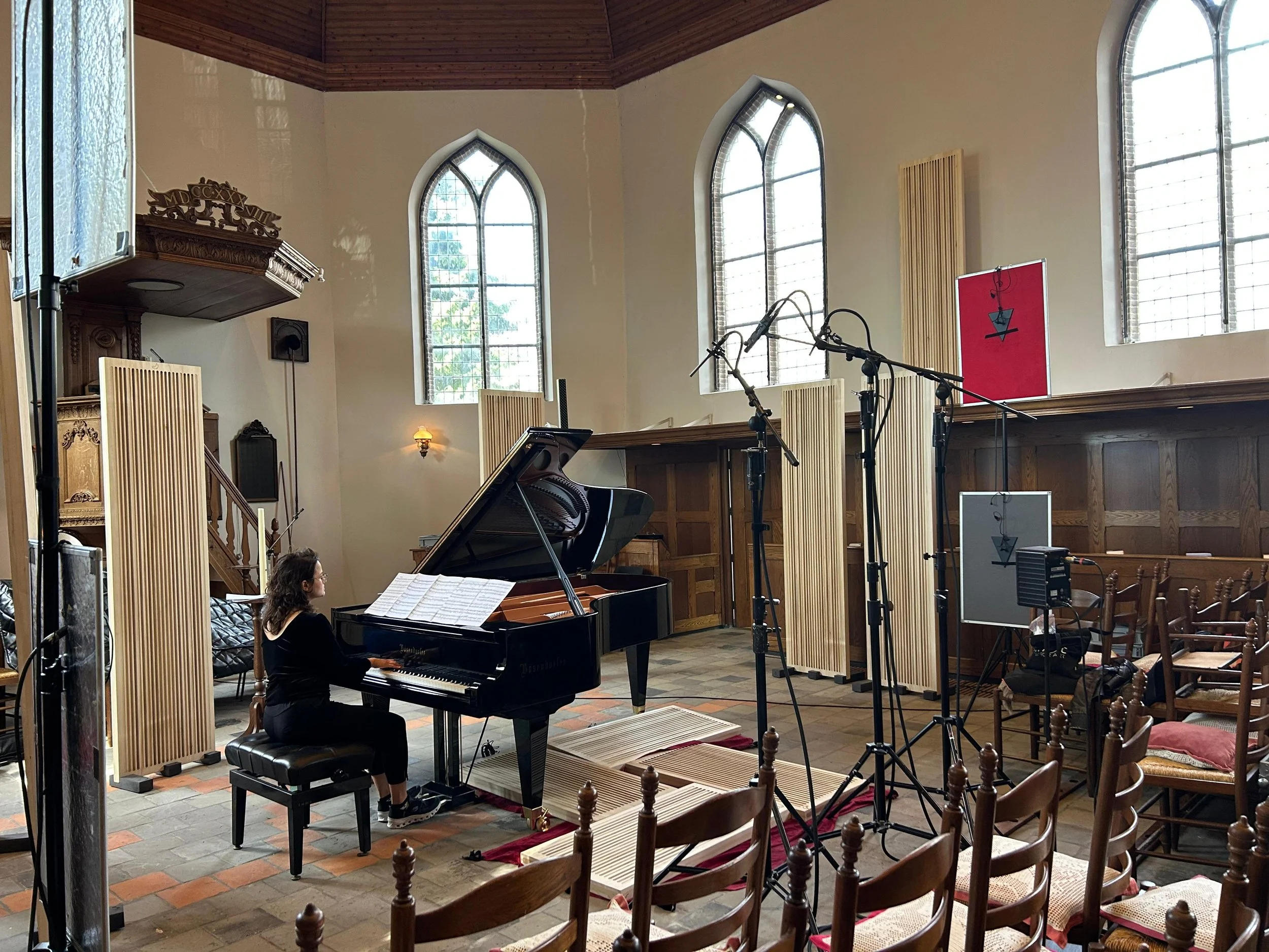 Opnamestudio in de kerk van Heerewaarden | Highstreet Heerewaarden