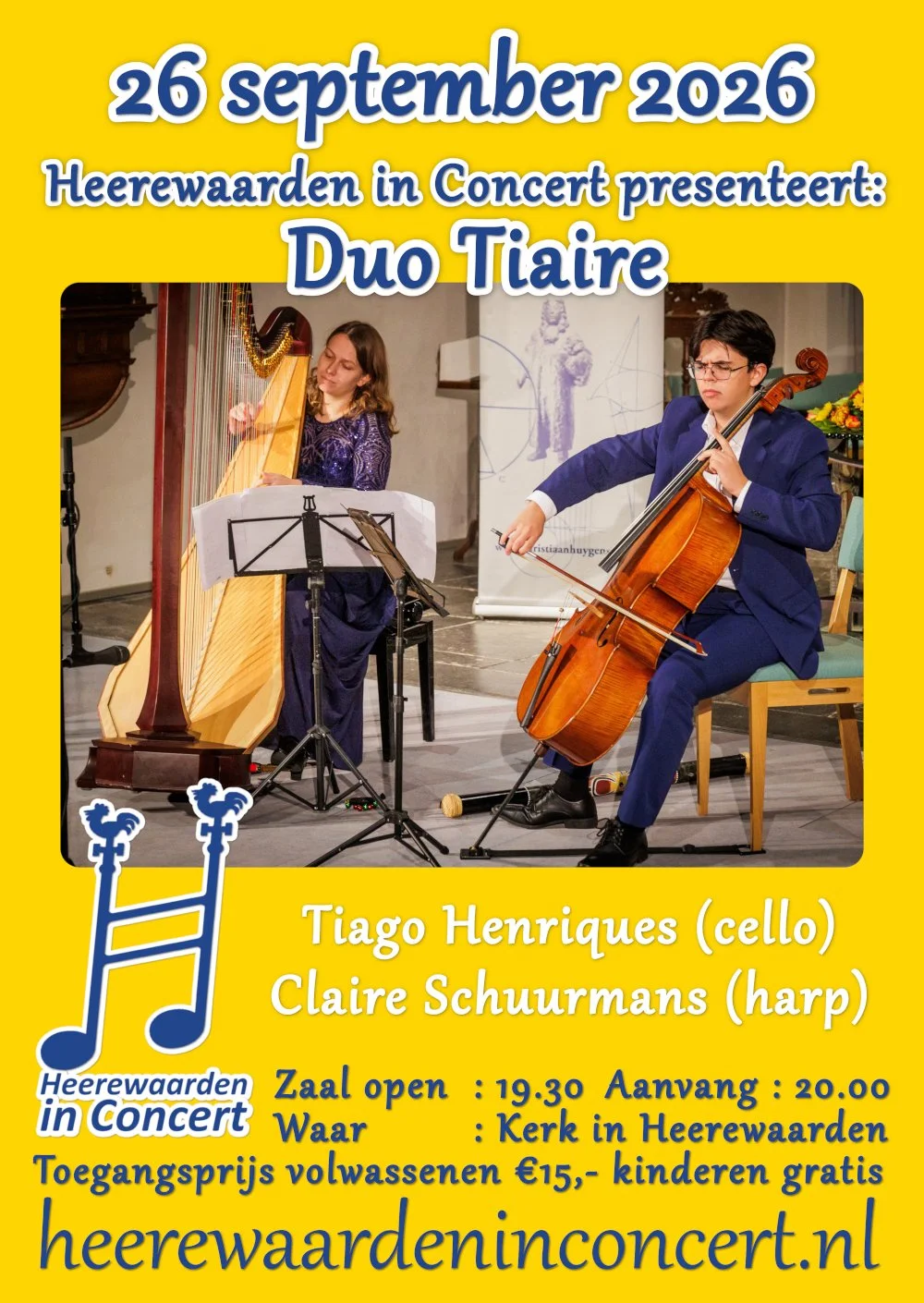 Duo Tiaire Heerewaarden in Concert | Highstreet Heerewaarden