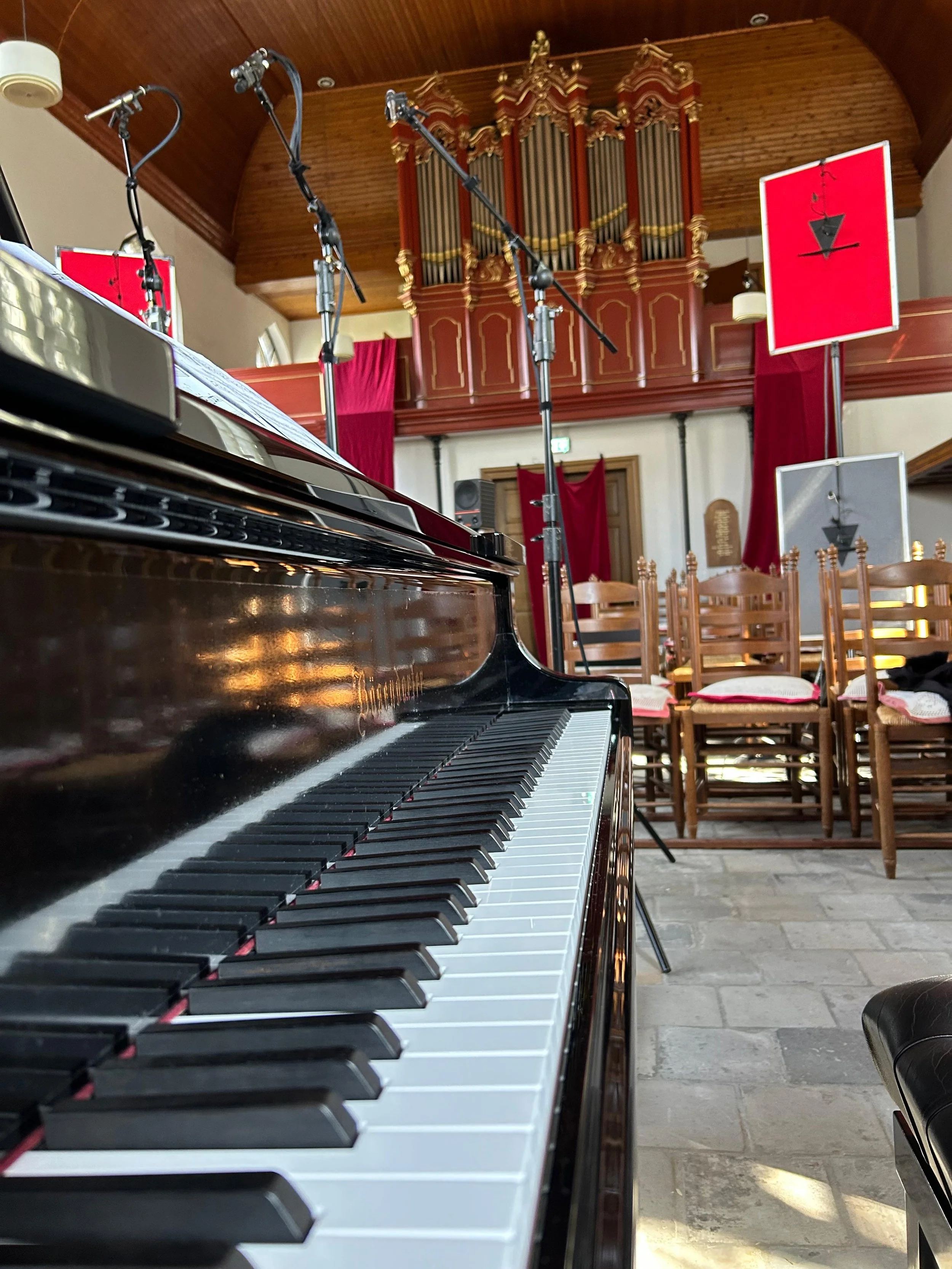 Cd-opname van piano in de kerk van Heerewaarden | Highstreet Heerewaarden
