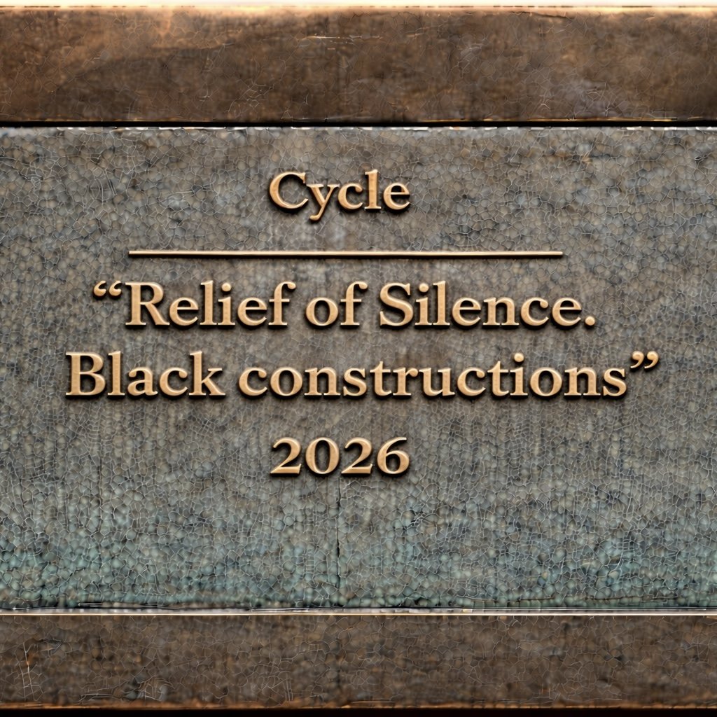 Cycle-“Relief of Silence. Black constructions" 2026