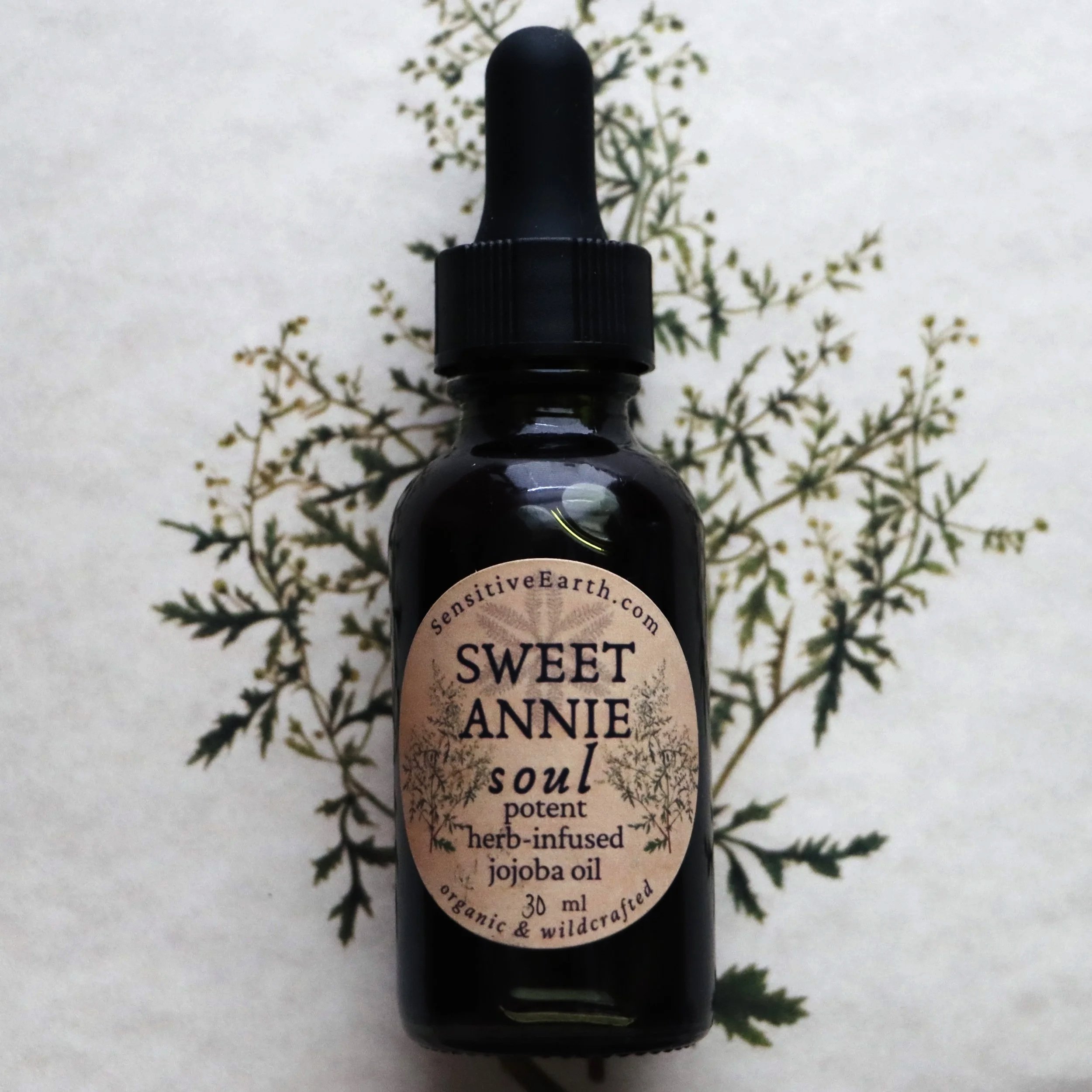Sweet Annie Soul Oil:  Potent Herb Infused Jojoba Serum