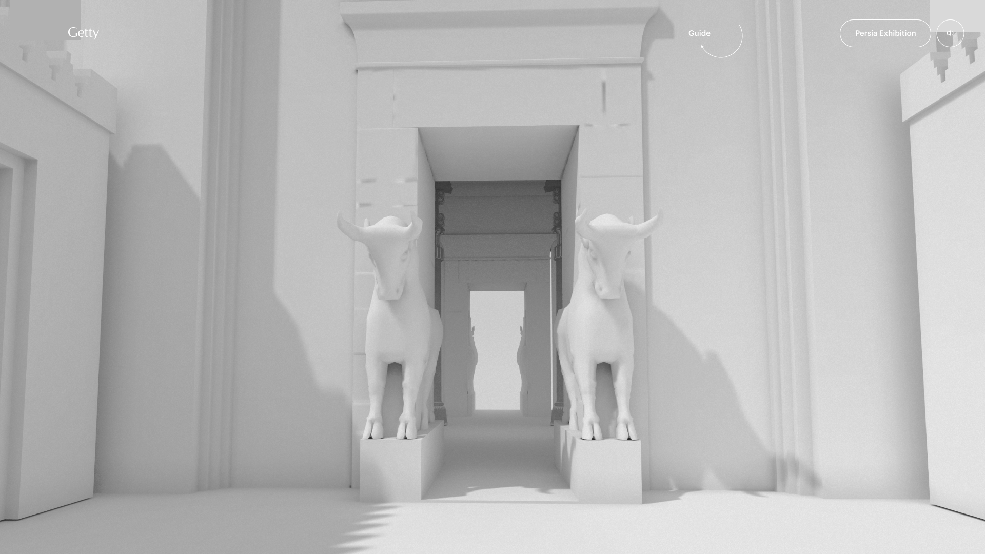 Persepolis Gate of All Nations WebGL first draft