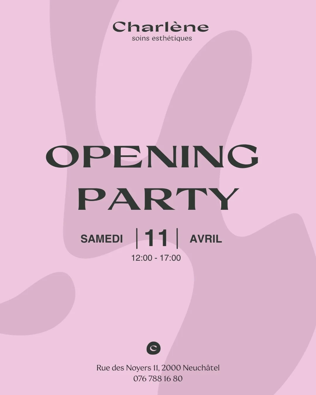 ✨ OPENING PARTY ✨
&Ccedil;a y est&hellip; 🤍
Charl&egrave;ne Soins Esth&eacute;tiques ouvre enfin ses portes ✨
Pour f&ecirc;ter &ccedil;a, je vous invite &agrave; mon &eacute;v&eacute;nement d&rsquo;ouverture 💖
✨ Venez d&eacute;couvrir mon univers
✨