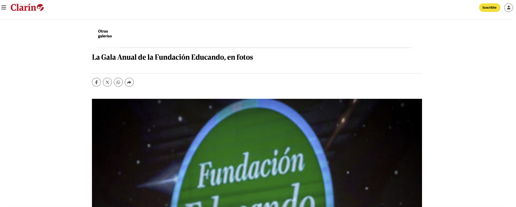 La Gala Anual de la Fundación Educando, en fotos