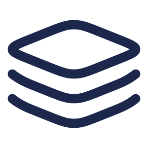 Verschiedene Stoffplatten gestapelt.