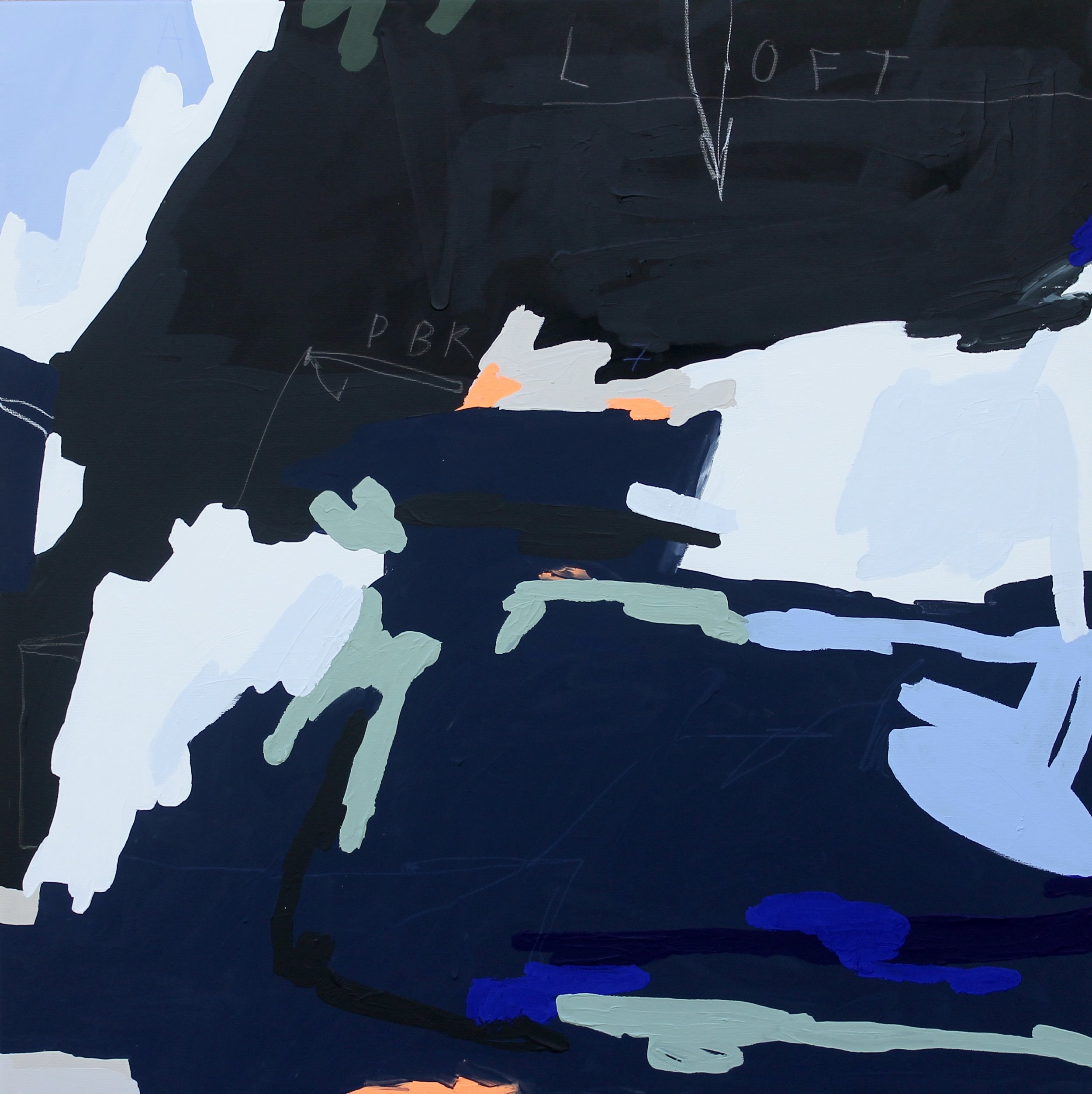 Contemporary Original Abstract Expressionism Painting ALOFT Aura Delamotte Barrera © 2025 Aura Delamotte Barrera, All rights reserved..jpg