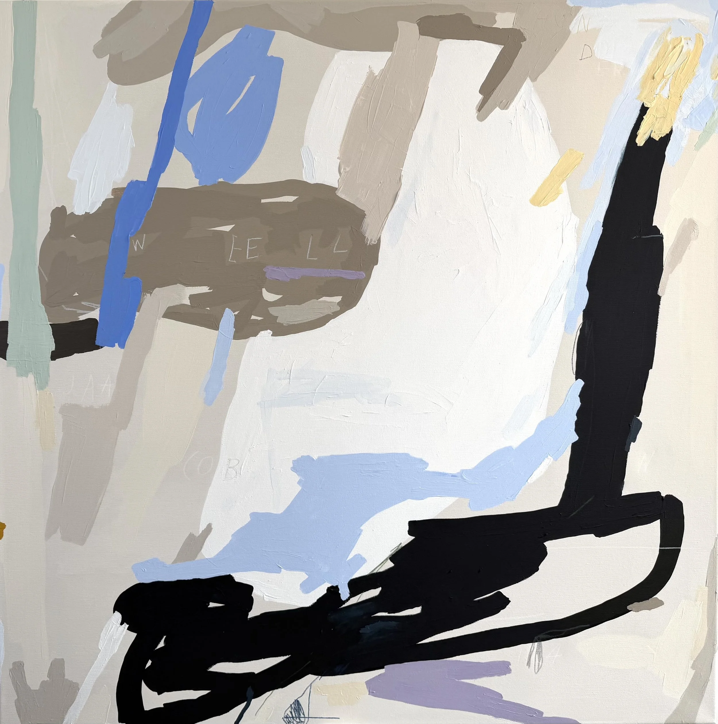 Contemporary Original Abstract Expressionism Painting Digging Wells Aura Delamotte Barrera © 2025 Aura Delamotte Barrera, All rights reserved..jpg