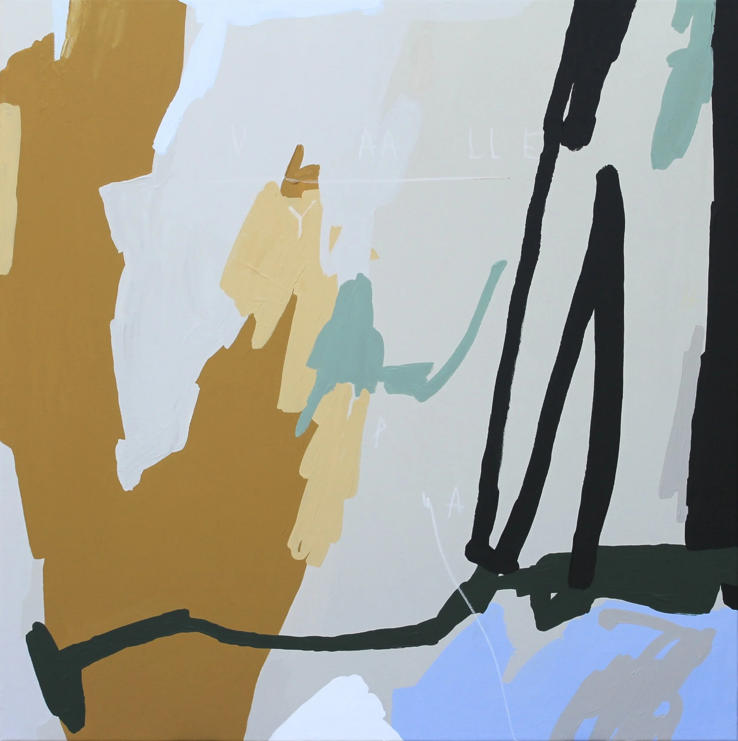 Contemporary Original Abstract Expressionism Painting ALOFT Aura Delamotte Barrera © 2025 Aura Delamotte Barrera, All rights reserved..jpg