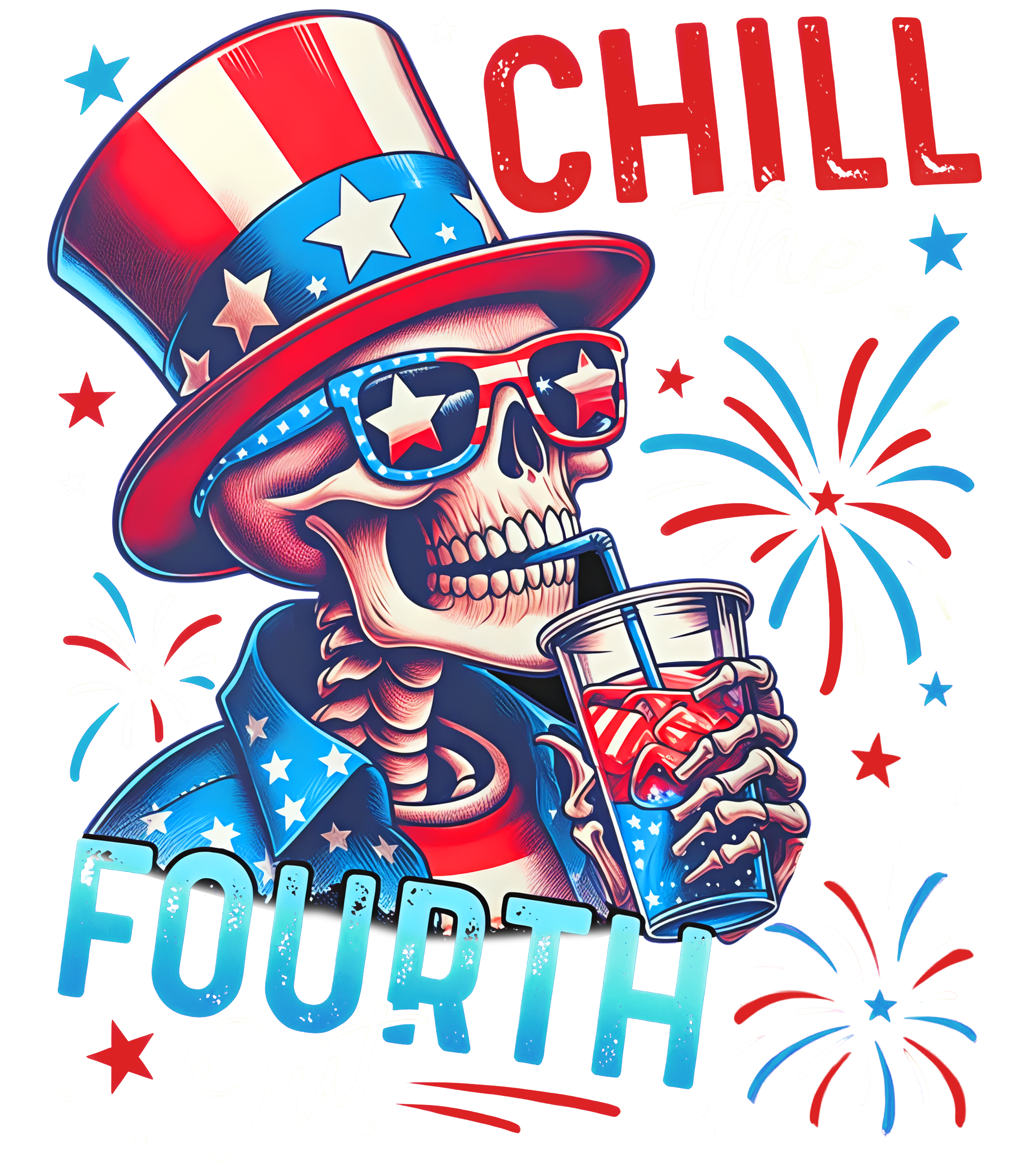 Chill The Fourth Out Shirt.png