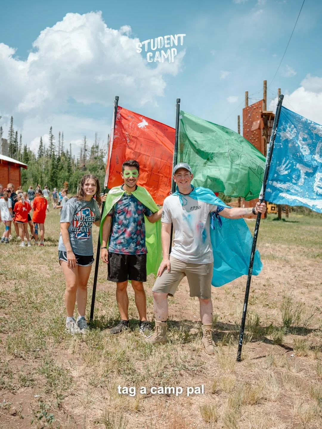 Tag your camp pal &amp; tell them to REGISTER TODAY for Student Camp 2026!! 

&mdash;-

🛶 Who? Incoming 6-12th graders
🛶 When? July 20-24th
🛶 Where? Table in the Wilderness Camp
*link in bio to register