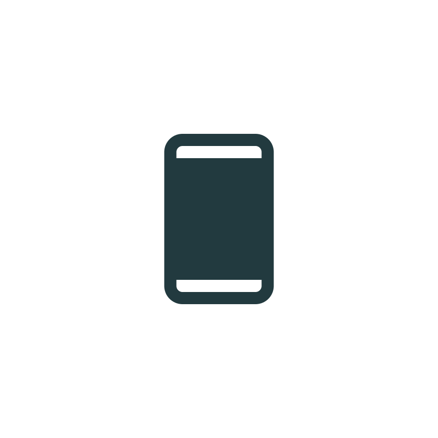 Icon of a refrigerator with two horizontal lines indicating doors or handles