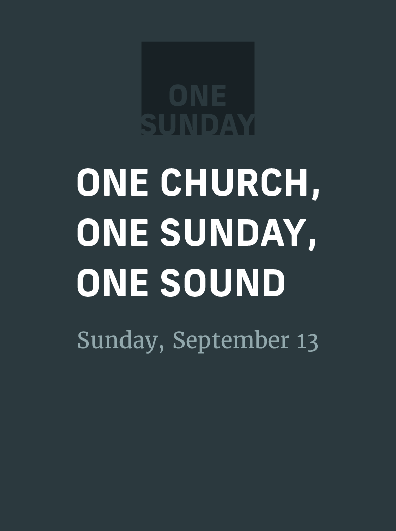 A quote saying 'The church is a family' over a light gray background with a faint Bible illustration.