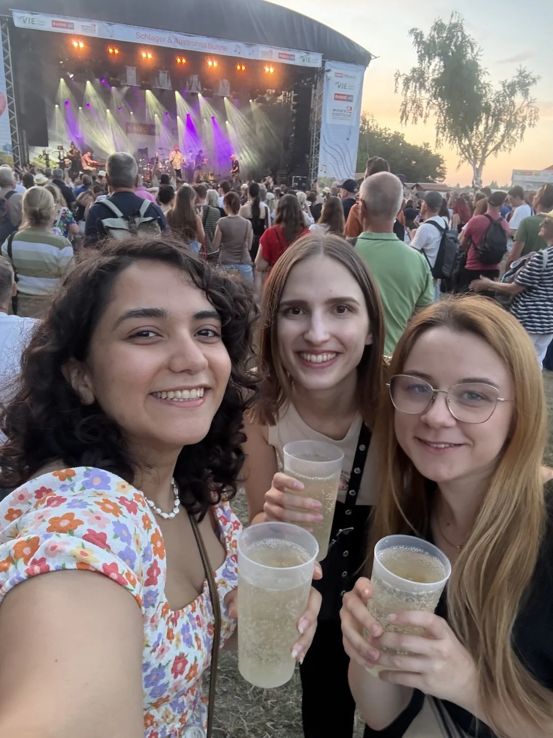 Enjoying Donauinselfest (©A. Abdi)
