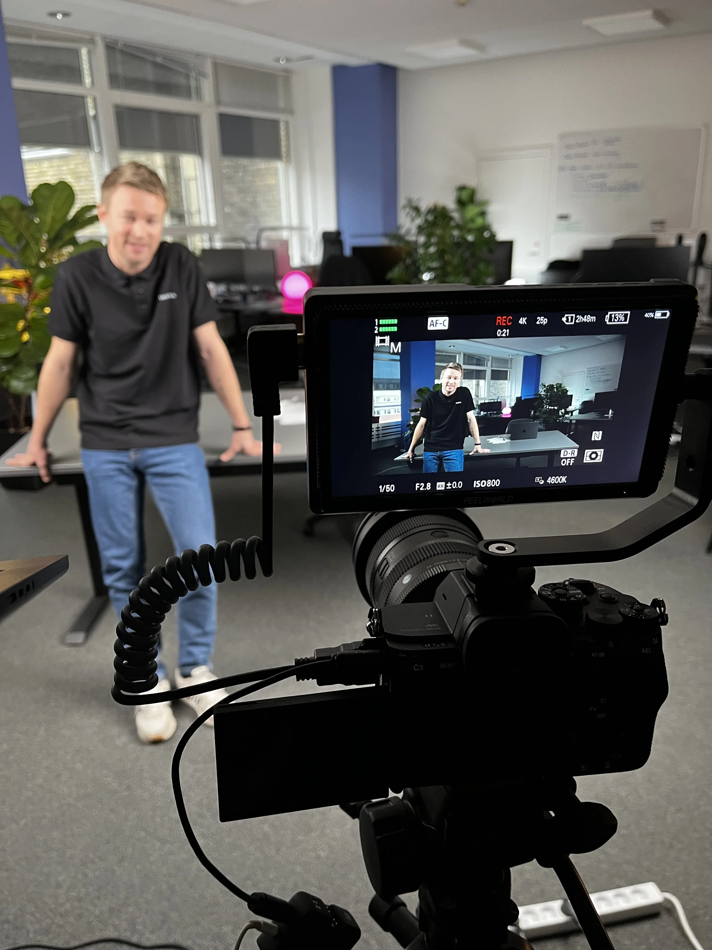 optagelse til reklame for Finara